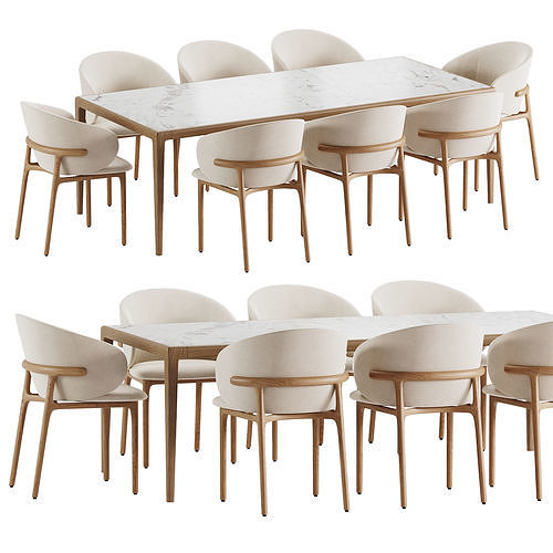 Dining Set 79 3D model