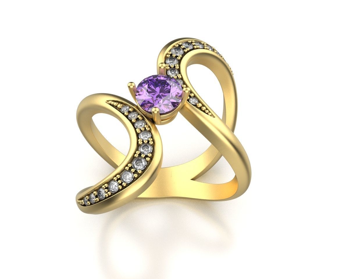 Infinity Ring R 53 3D print model_2