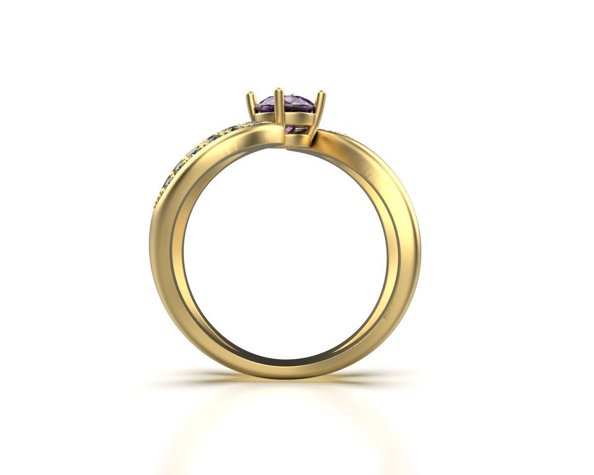 Infinity Ring R 53 3D print model_3