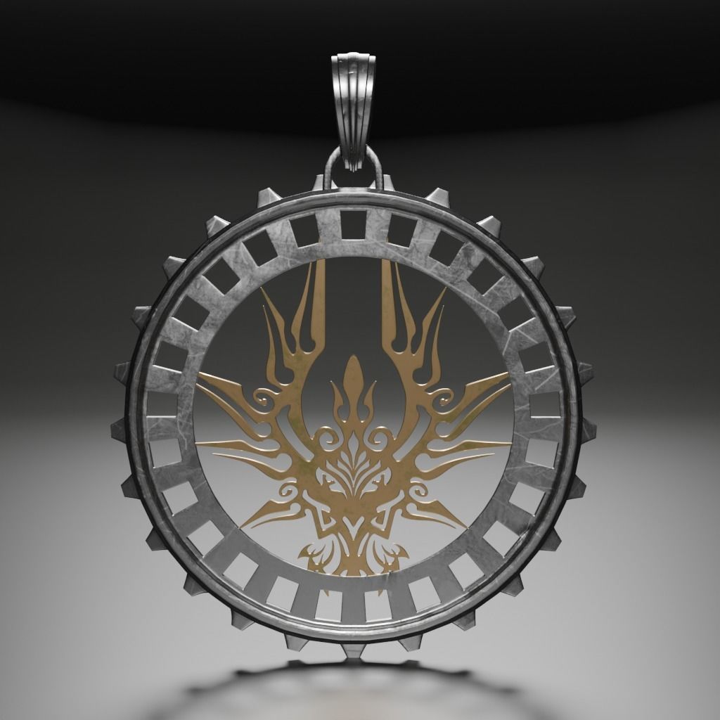 Talisman 3D printable model 3D print model_6