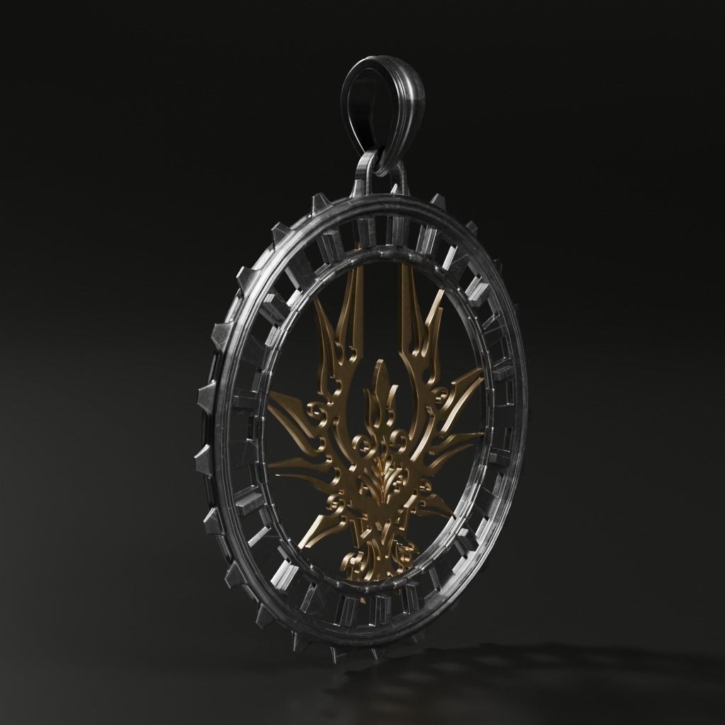 Talisman 3D printable model 3D print model_9