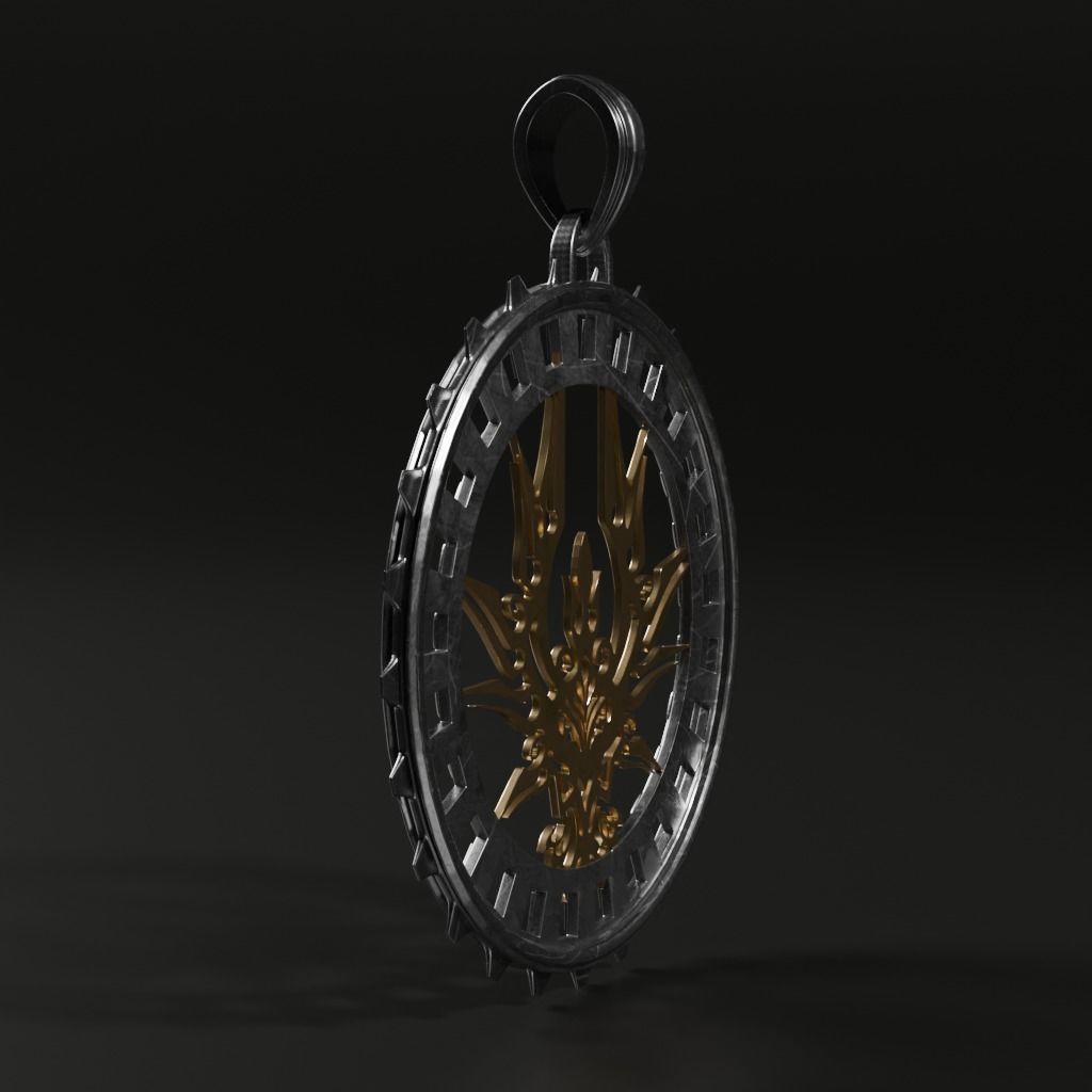 Talisman 3D printable model 3D print model_4