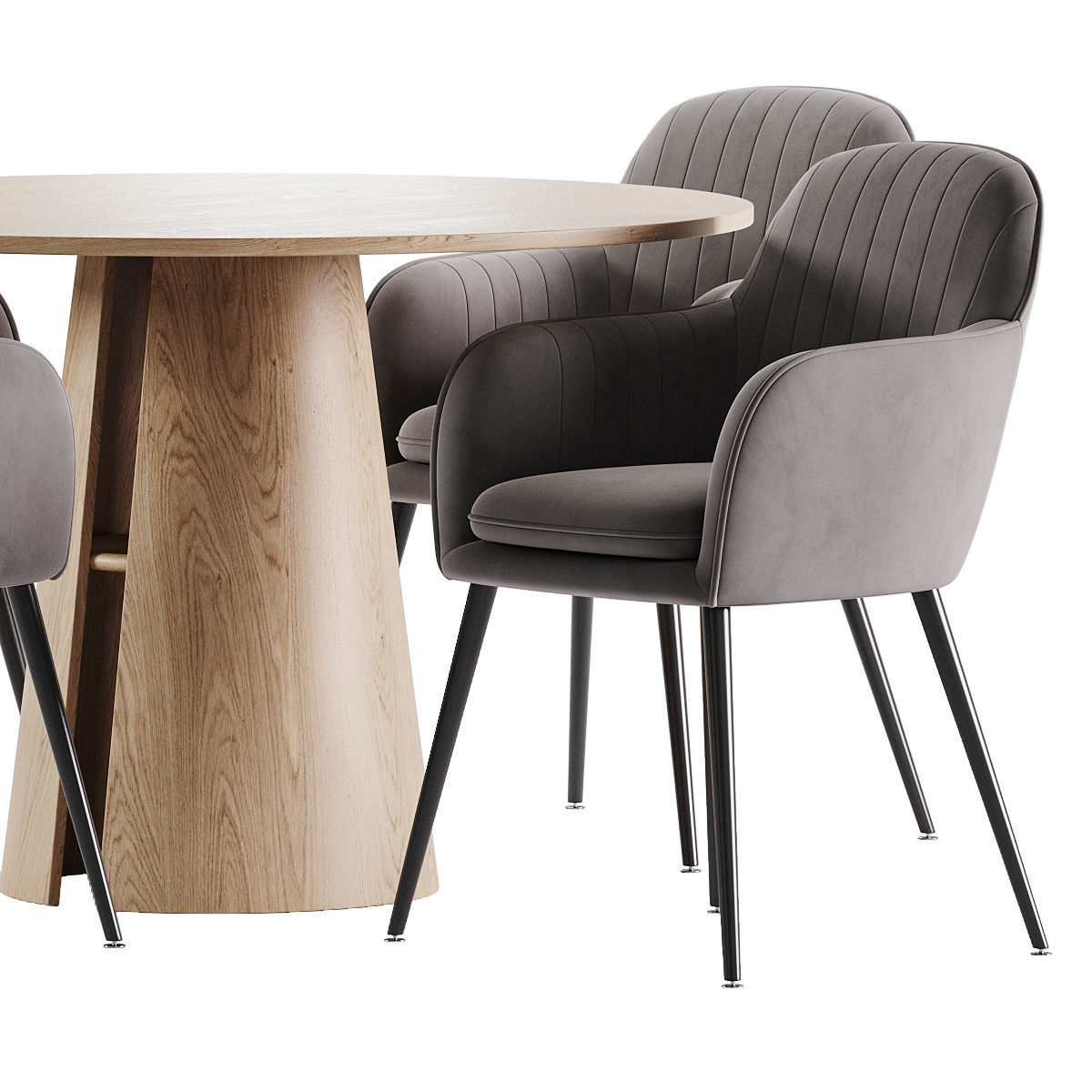 dining set 80 3D model_3