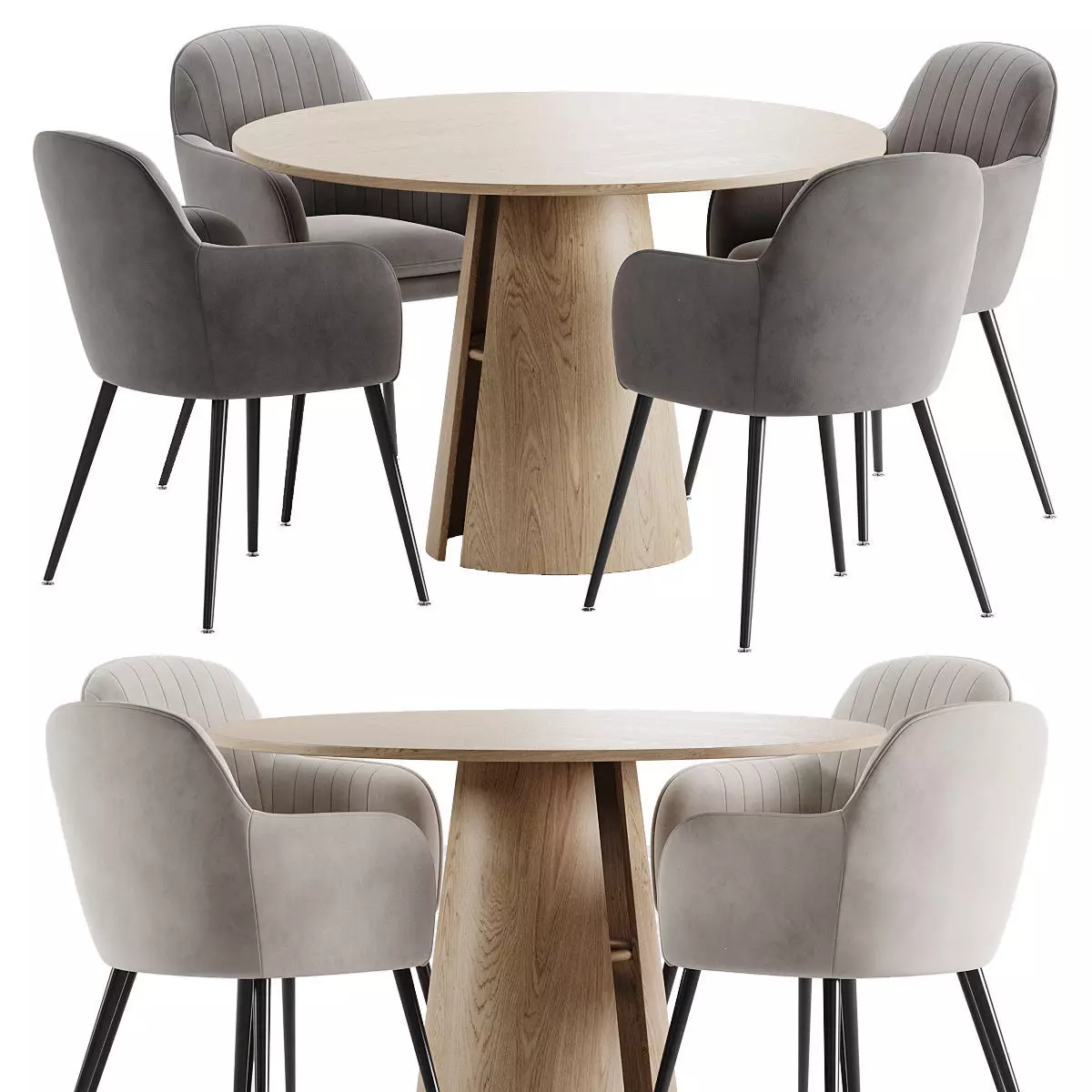 dining set 80 3D model_0