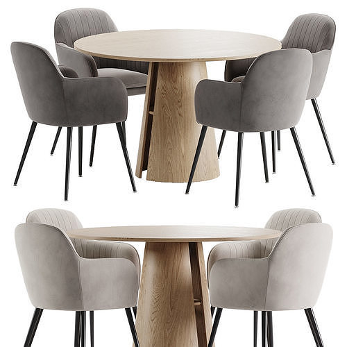 dining set 80 3D model