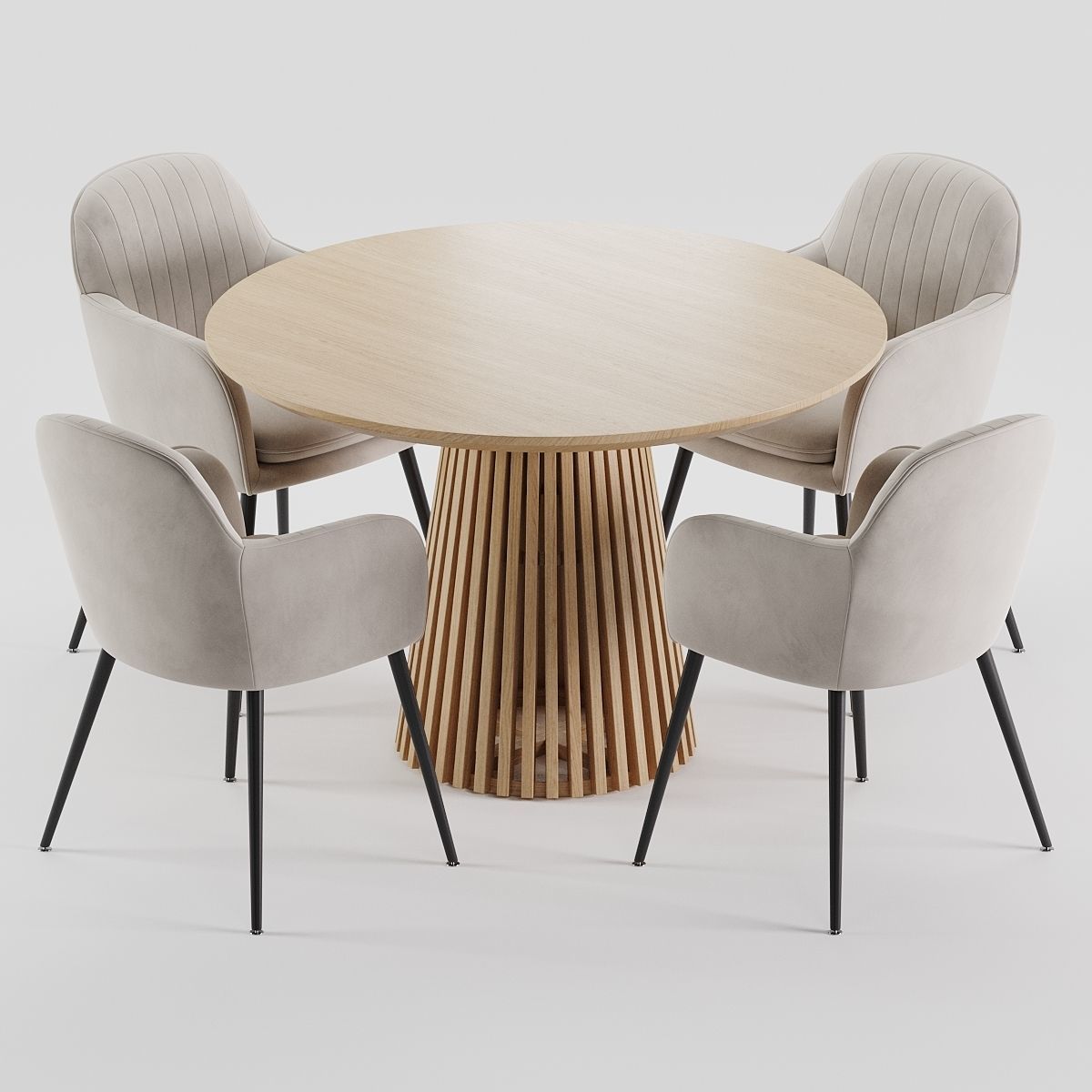 dining set 81 3D model_4