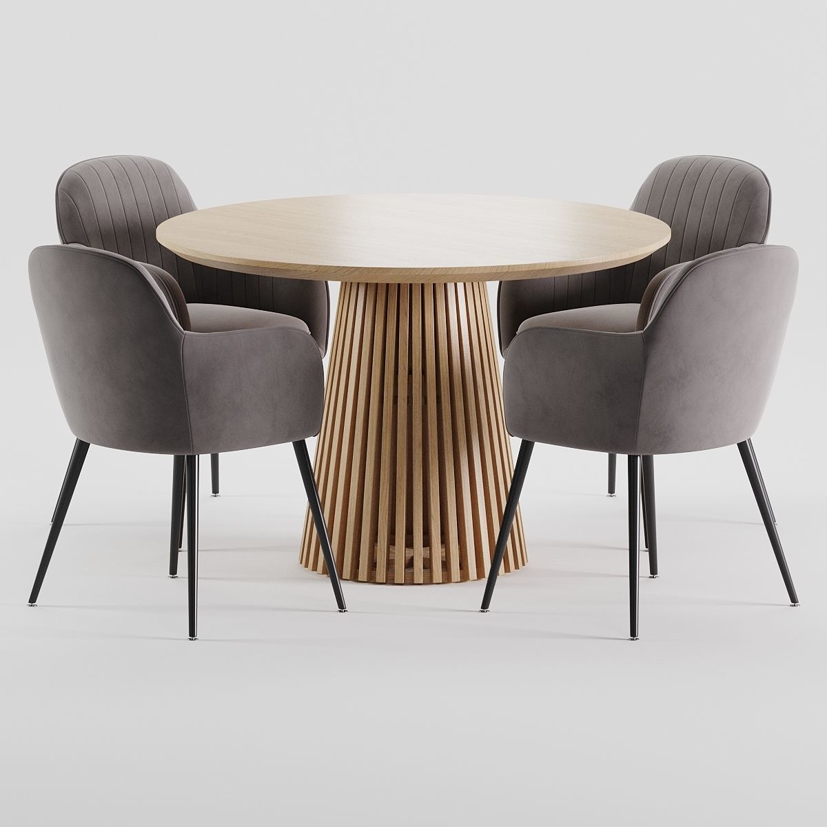 dining set 81 3D model_7