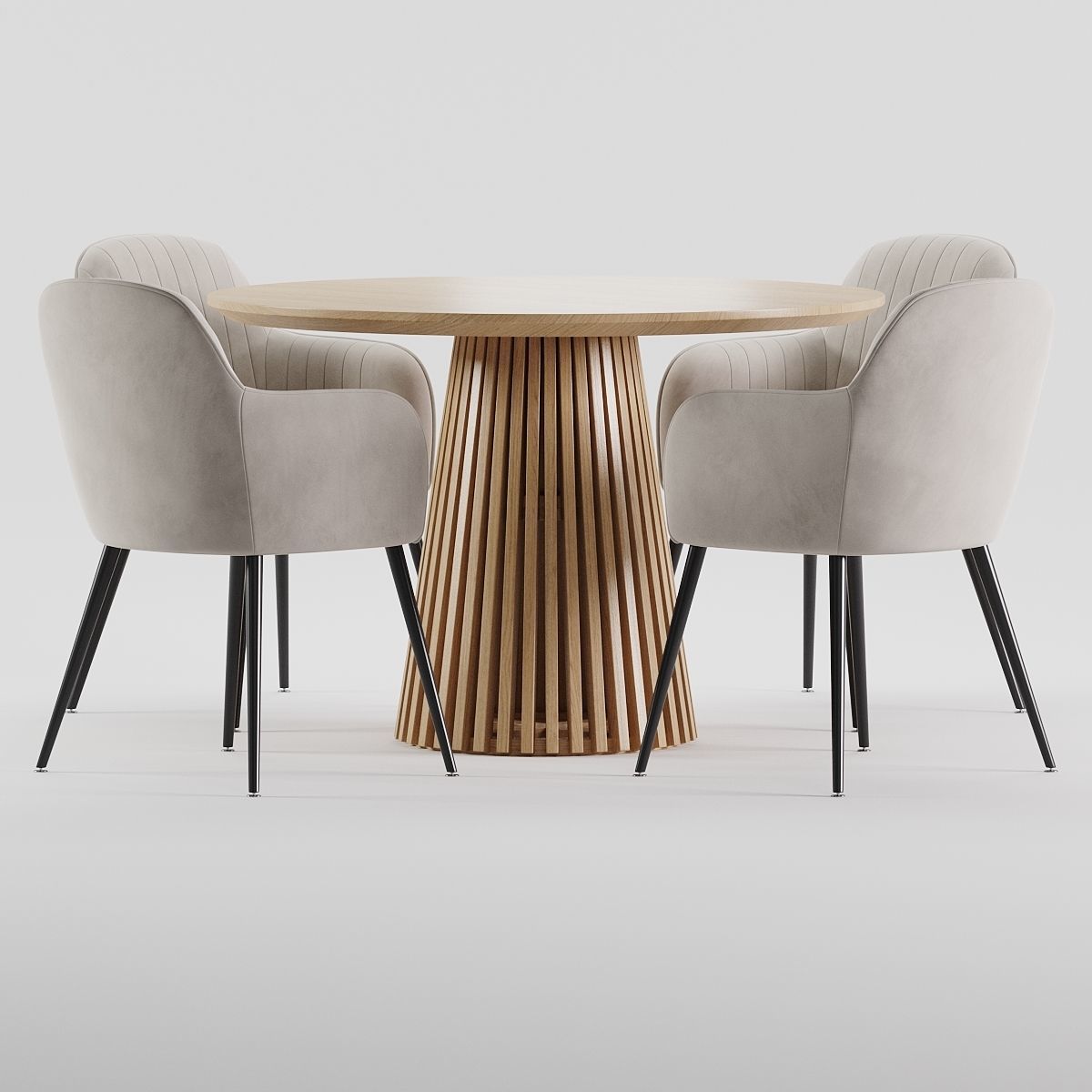 dining set 81 3D model_3