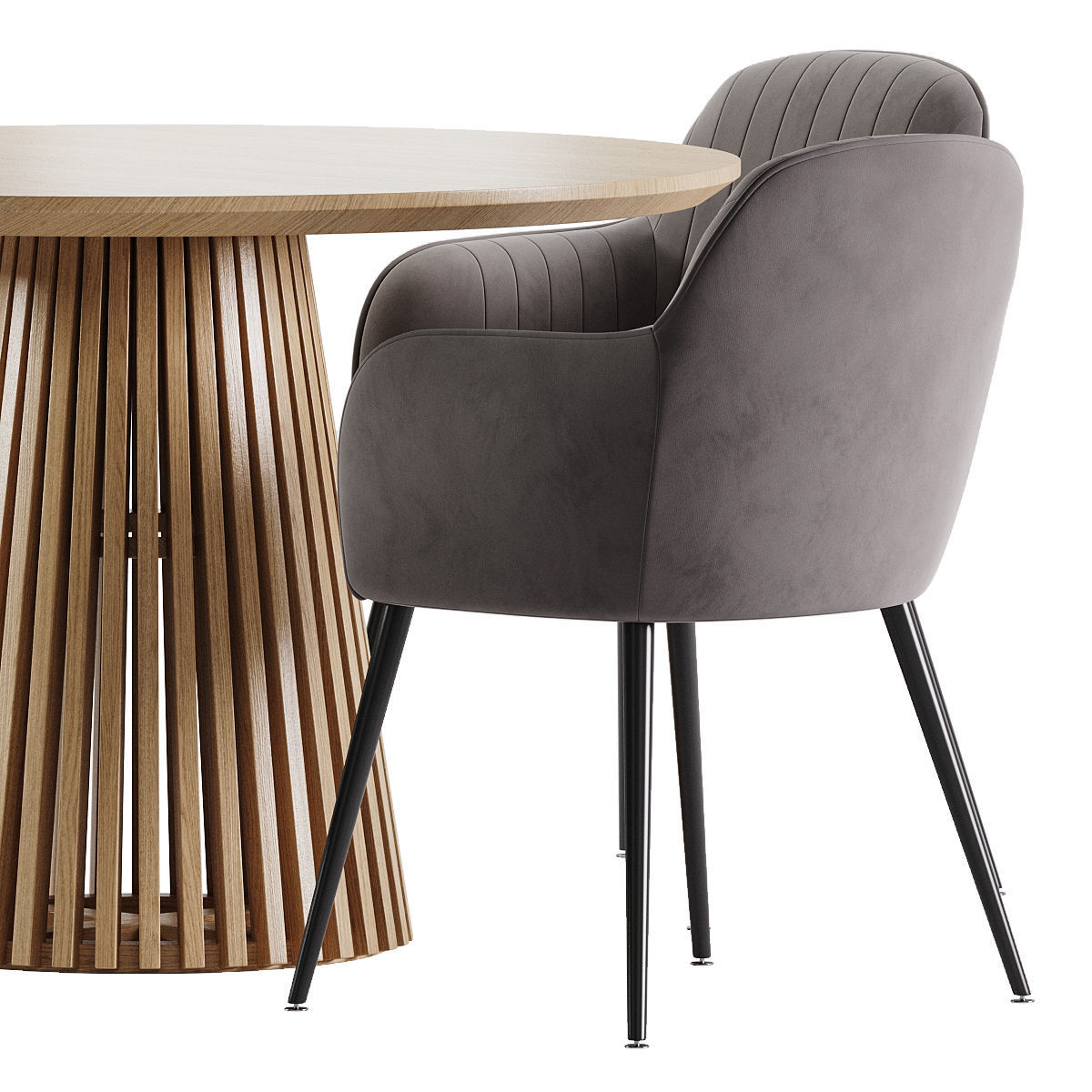 dining set 81 3D model_2