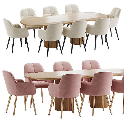 Dining Set 84 3D model