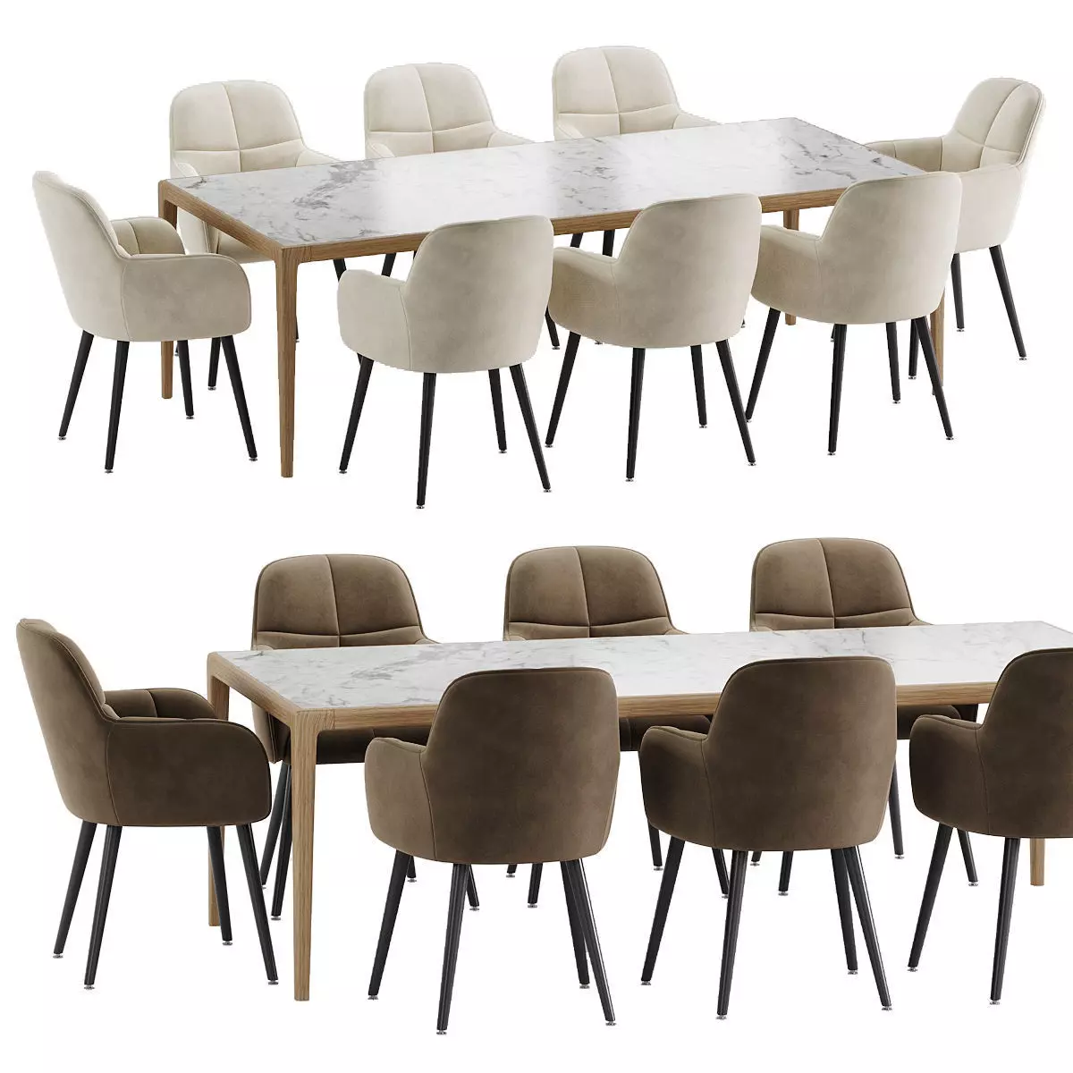 Dining set 85 3D model_0