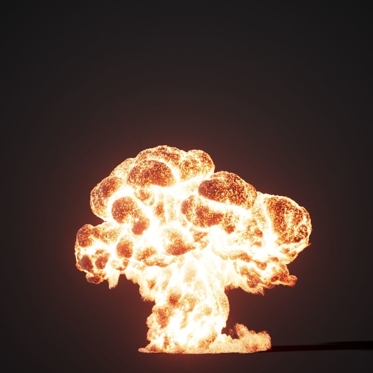 Animated Gasoline Explosion 4 3D model_7