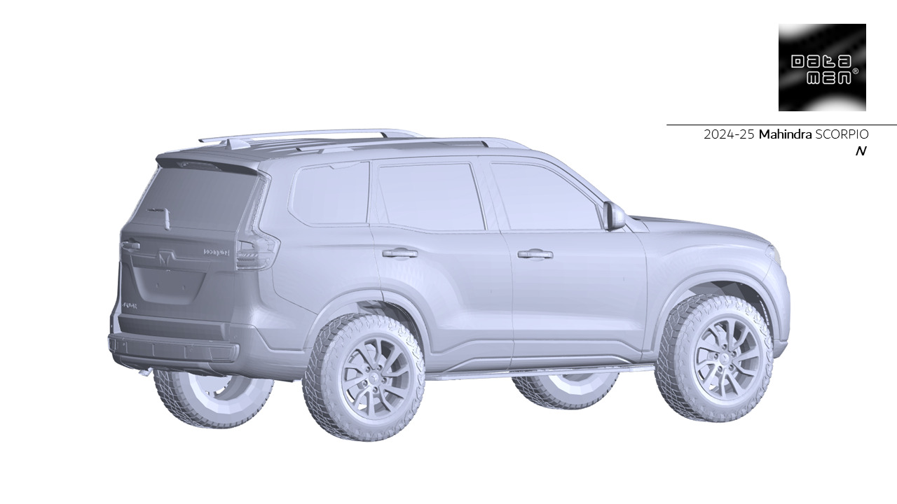 2024 2025 Mahindra Scorpio N Complete 3D Scan Surface Data 3D model_10