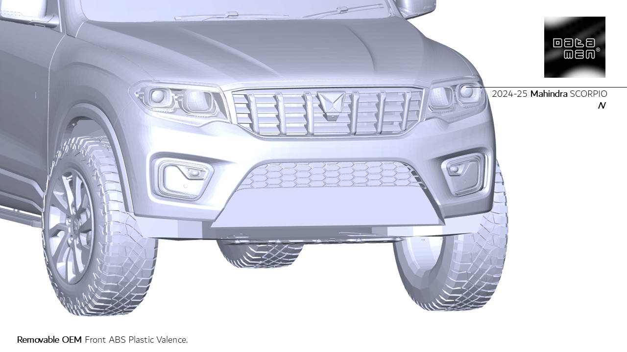 2024 2025 Mahindra Scorpio N Complete 3D Scan Surface Data 3D model_20