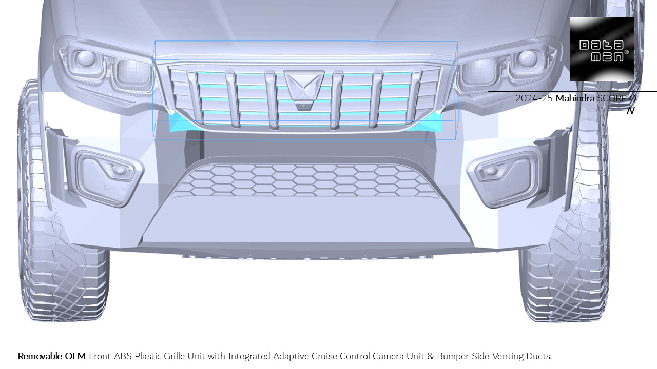 2024 2025 Mahindra Scorpio N Complete 3D Scan Surface Data 3D model_23