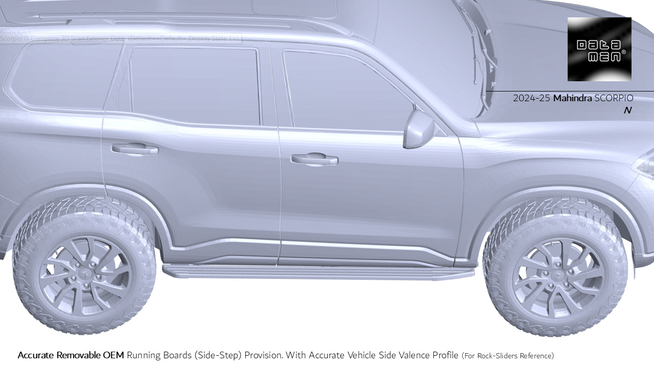 2024 2025 Mahindra Scorpio N Complete 3D Scan Surface Data 3D model_11