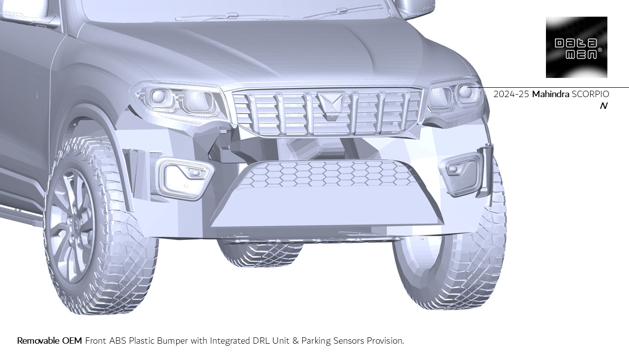 2024 2025 Mahindra Scorpio N Complete 3D Scan Surface Data 3D model_22