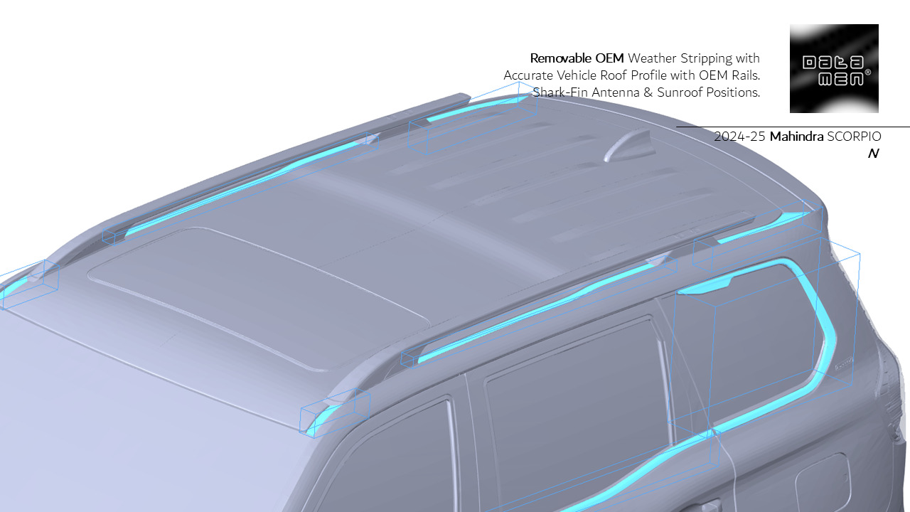 2024 2025 Mahindra Scorpio N Complete 3D Scan Surface Data 3D model_14