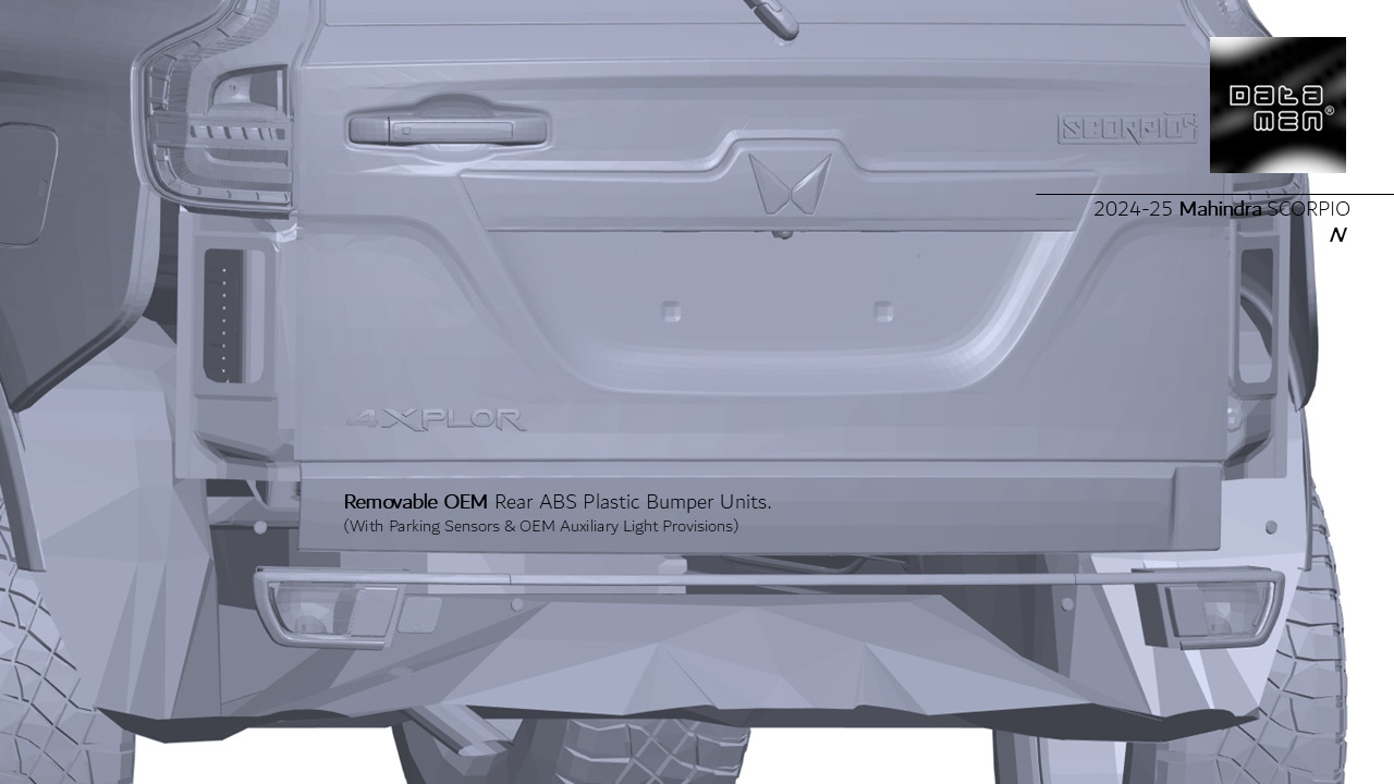 2024 2025 Mahindra Scorpio N Complete 3D Scan Surface Data 3D model_27