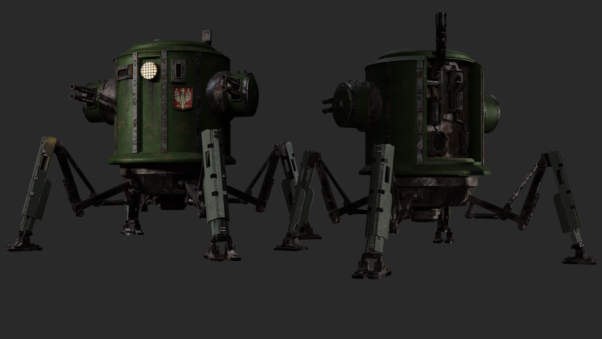 Iron harvest PZM-9 straznik  3D model_1