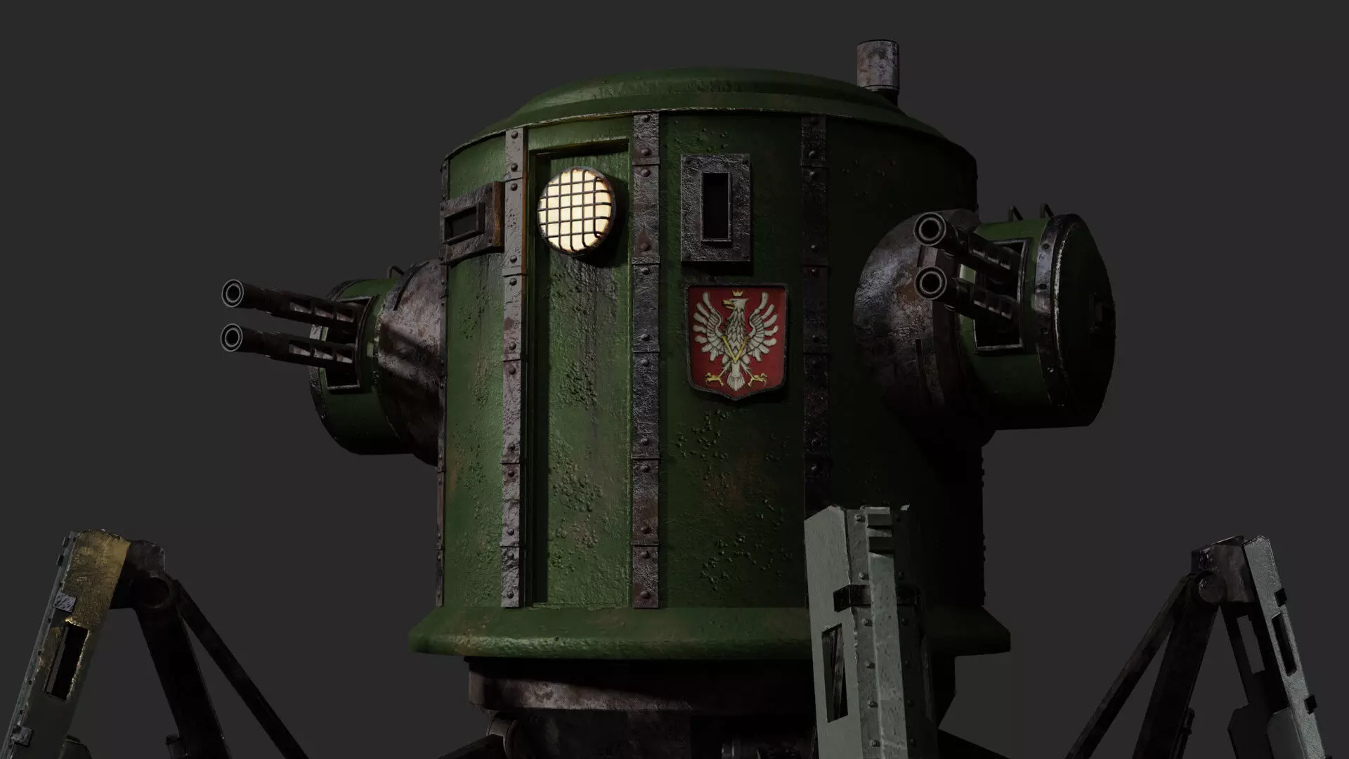 Iron harvest PZM-9 straznik  3D model_0