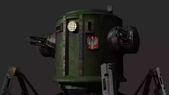 Iron harvest PZM-9 straznik  3D model