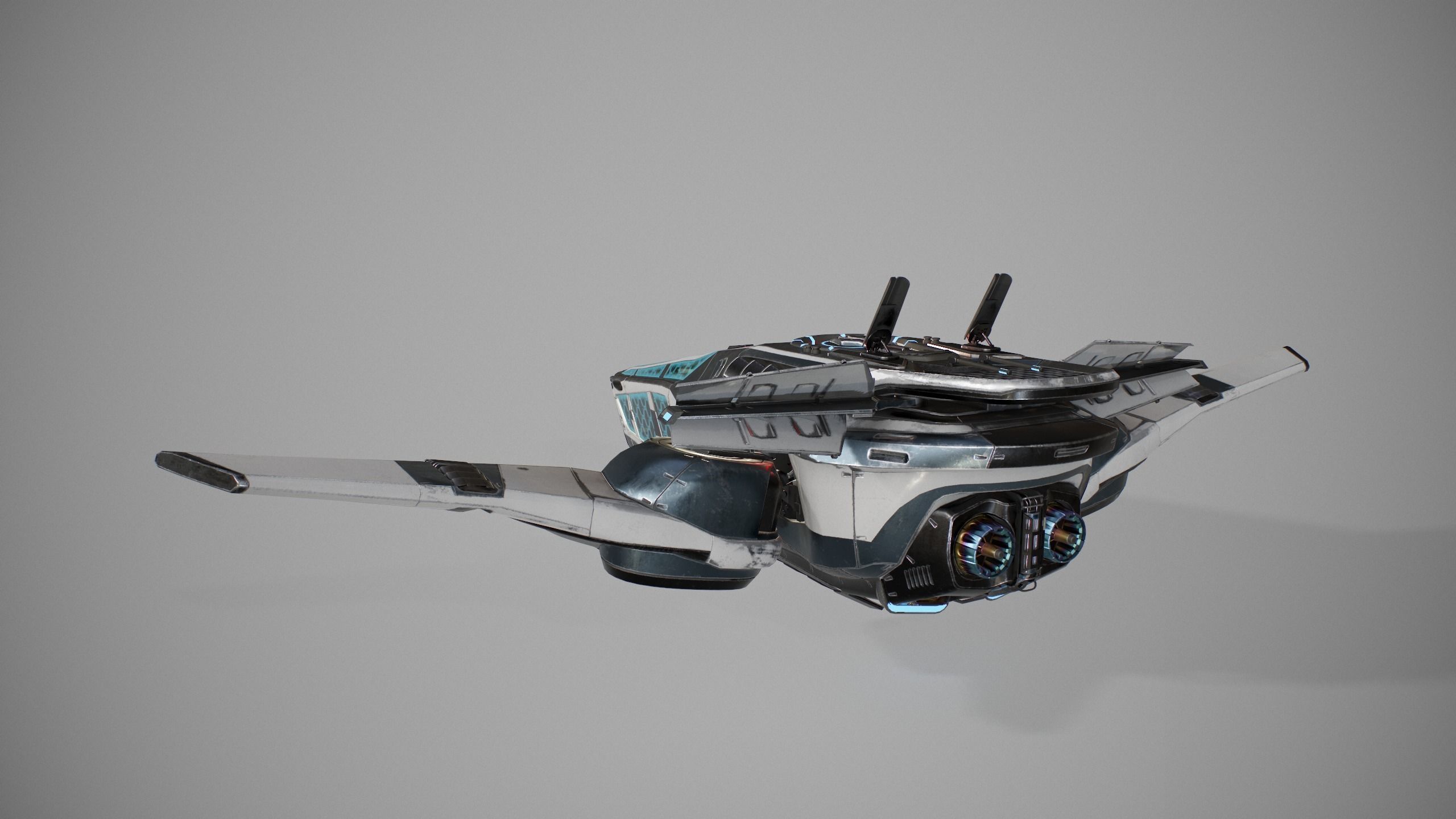 Spaceship SpShc9 3D model_8