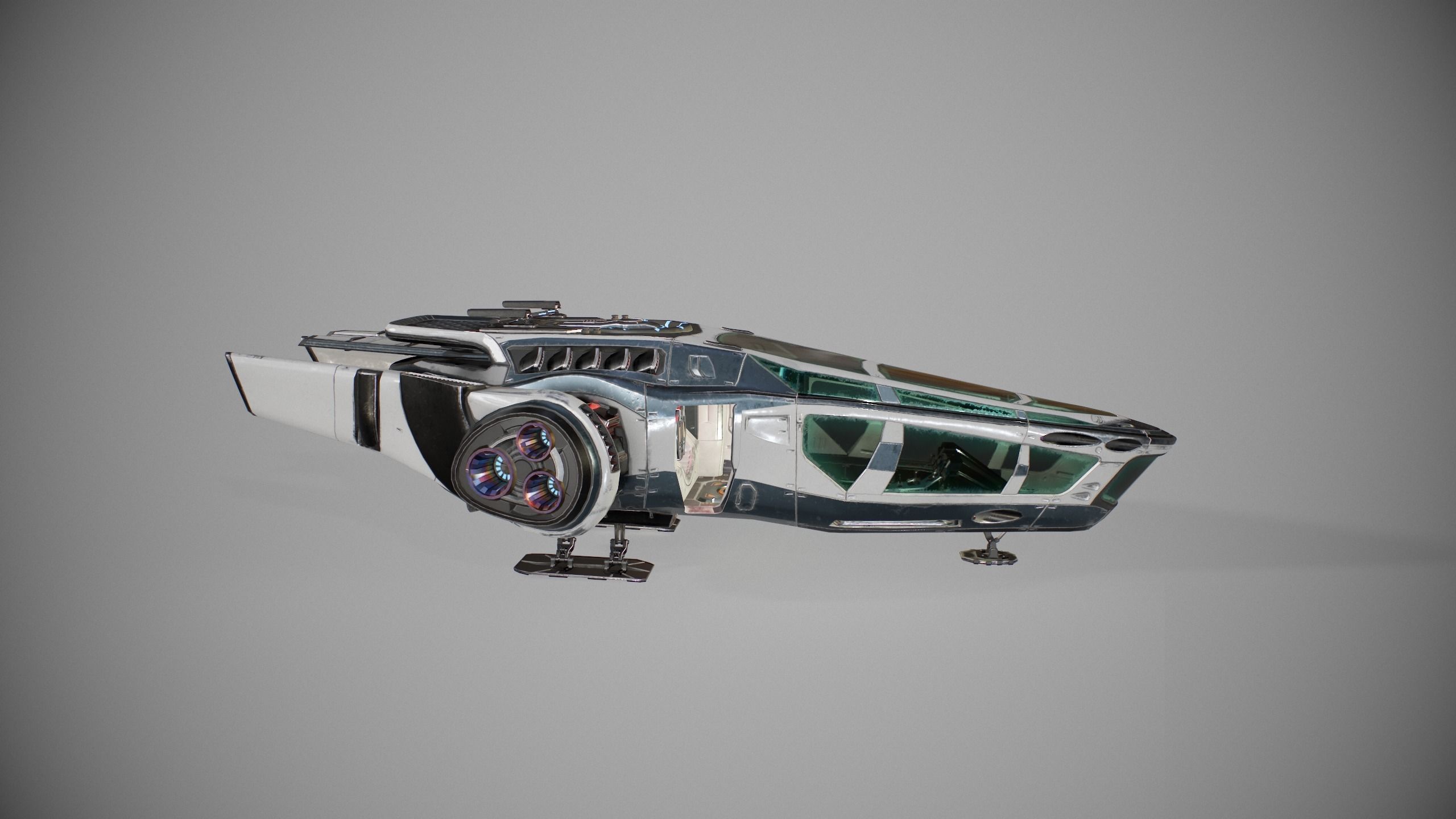 Spaceship SpShc9 3D model_10