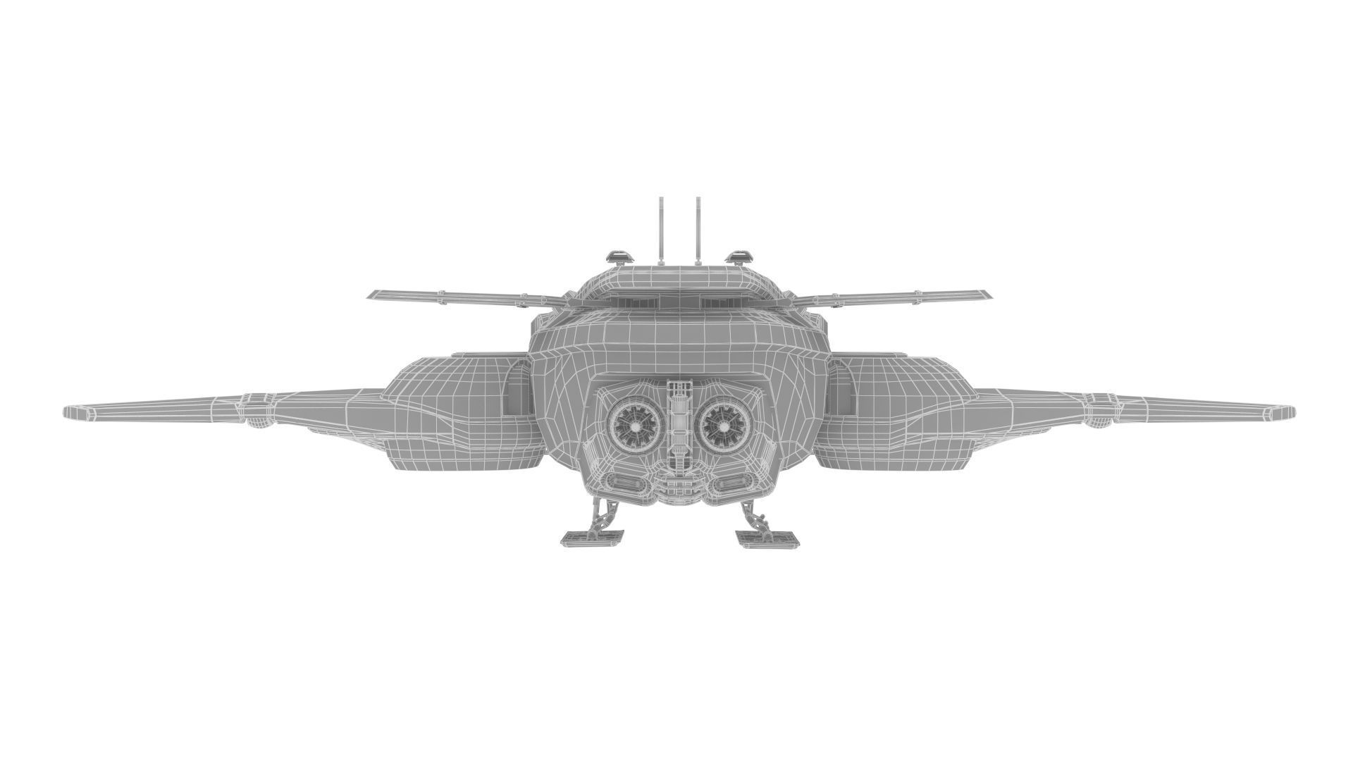 Spaceship SpShc9 3D model_20
