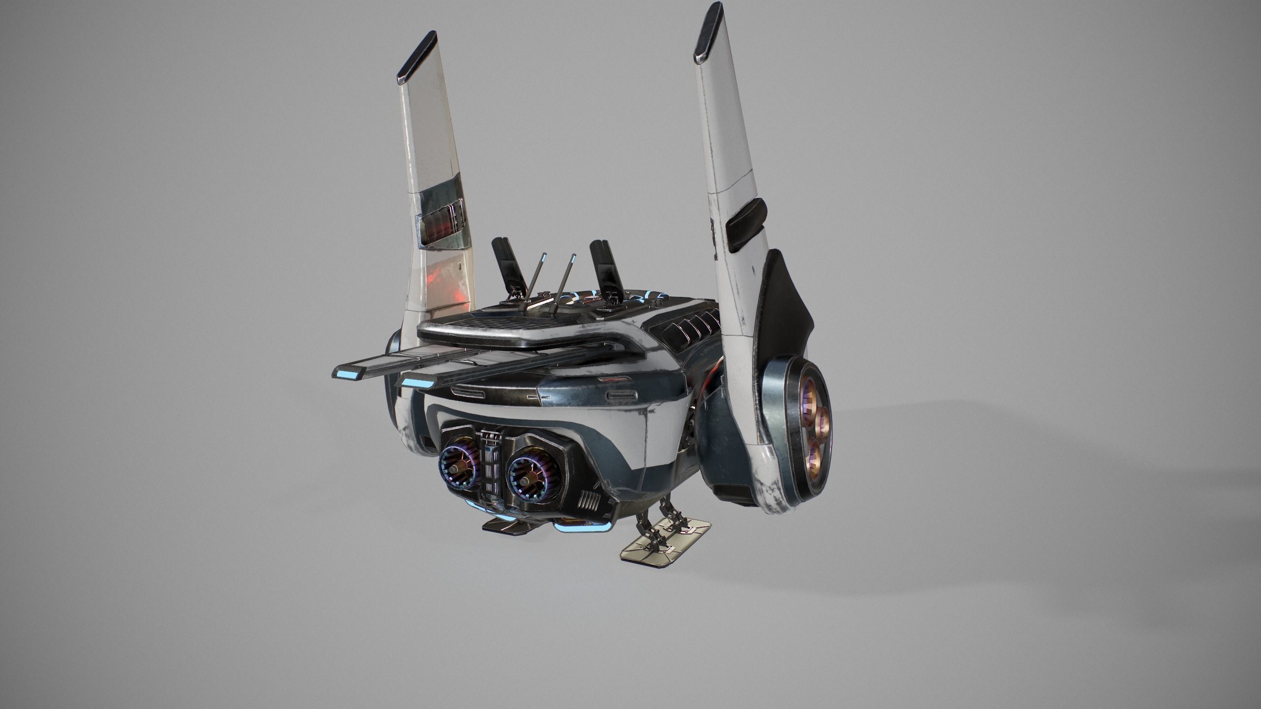 Spaceship SpShc9 3D model_9
