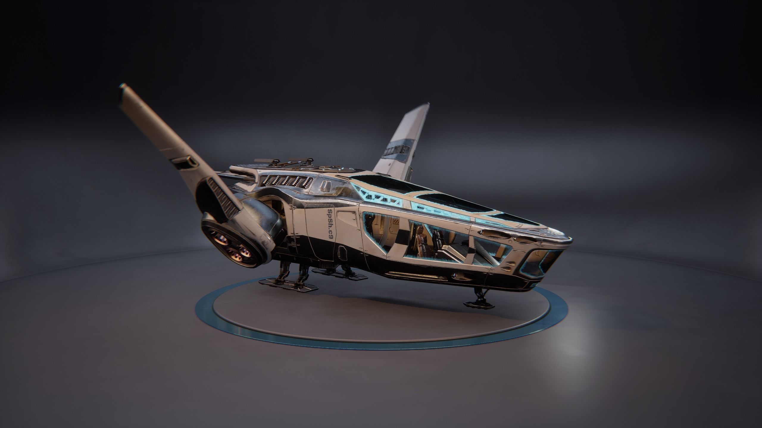 Spaceship SpShc9 3D model_5