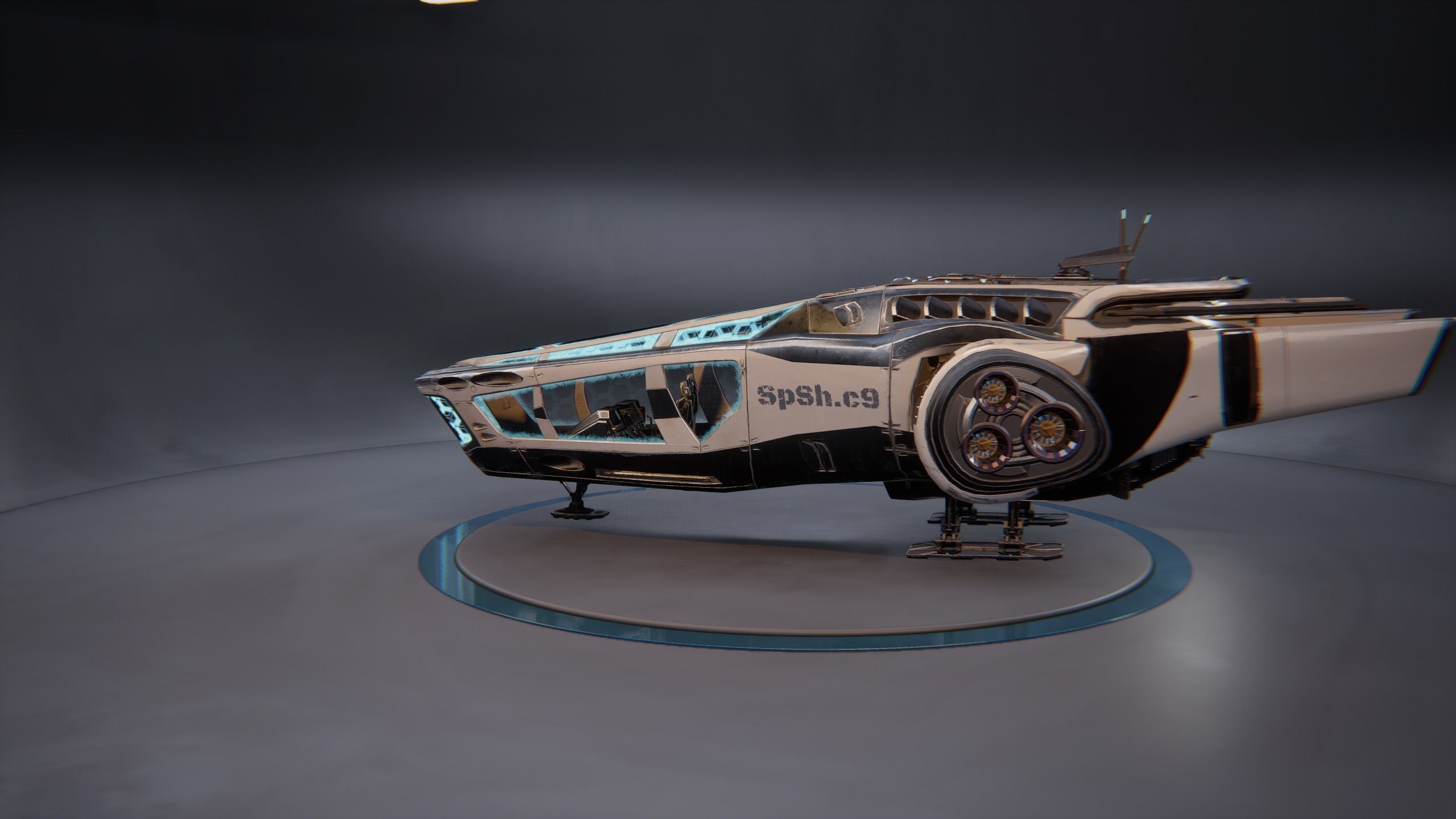 Spaceship SpShc9 3D model_4