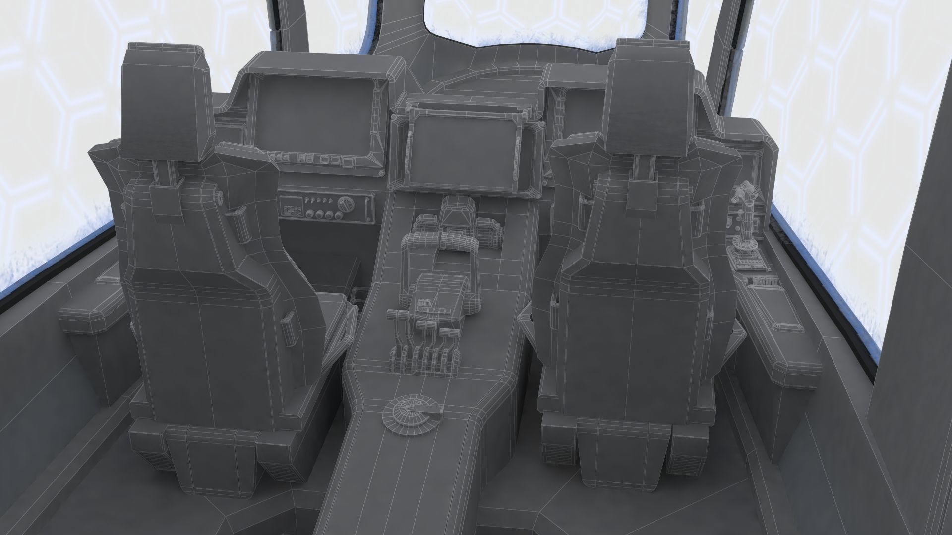 Spaceship SpShc9 3D model_21