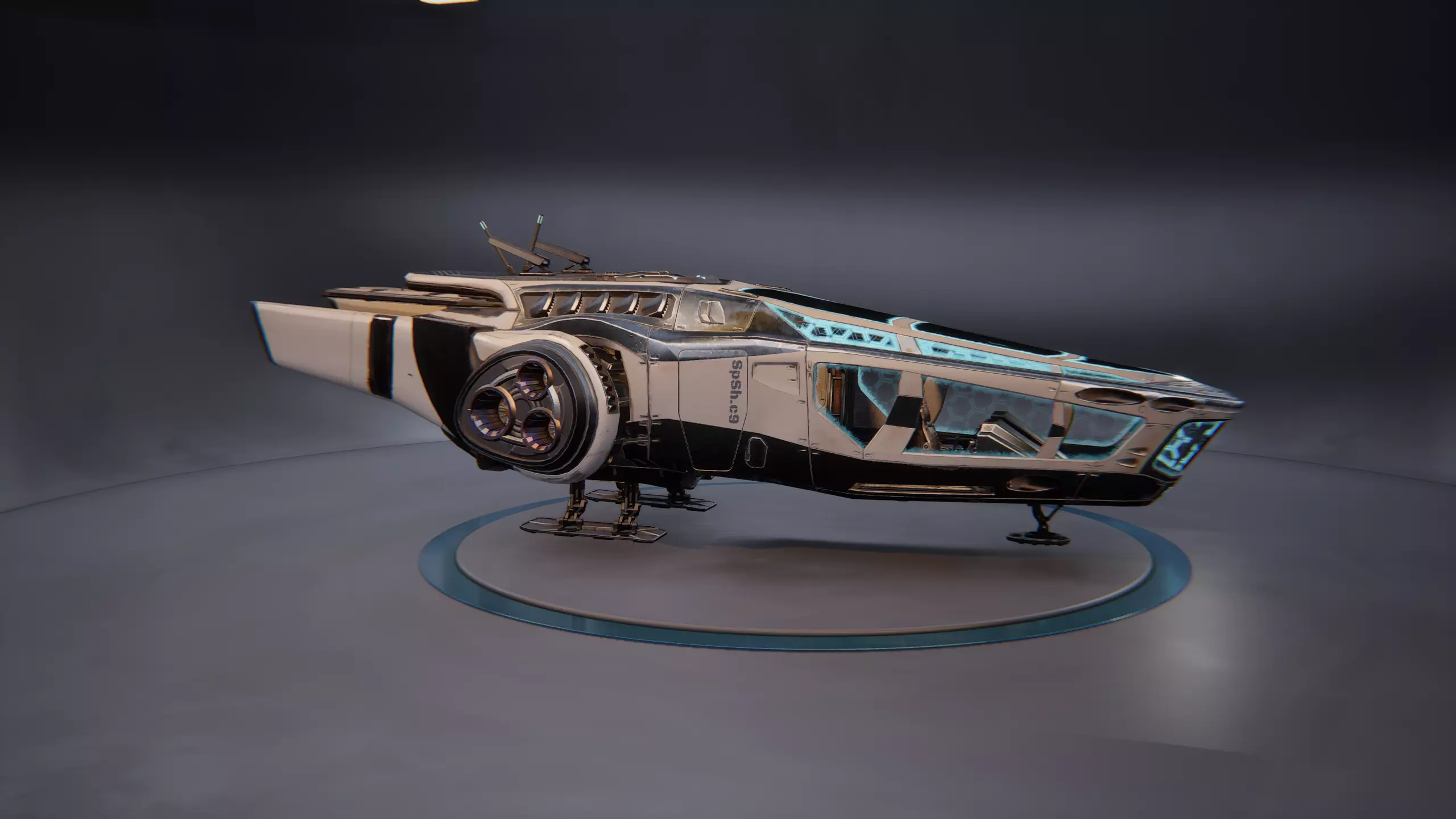 Spaceship SpShc9 3D model_0