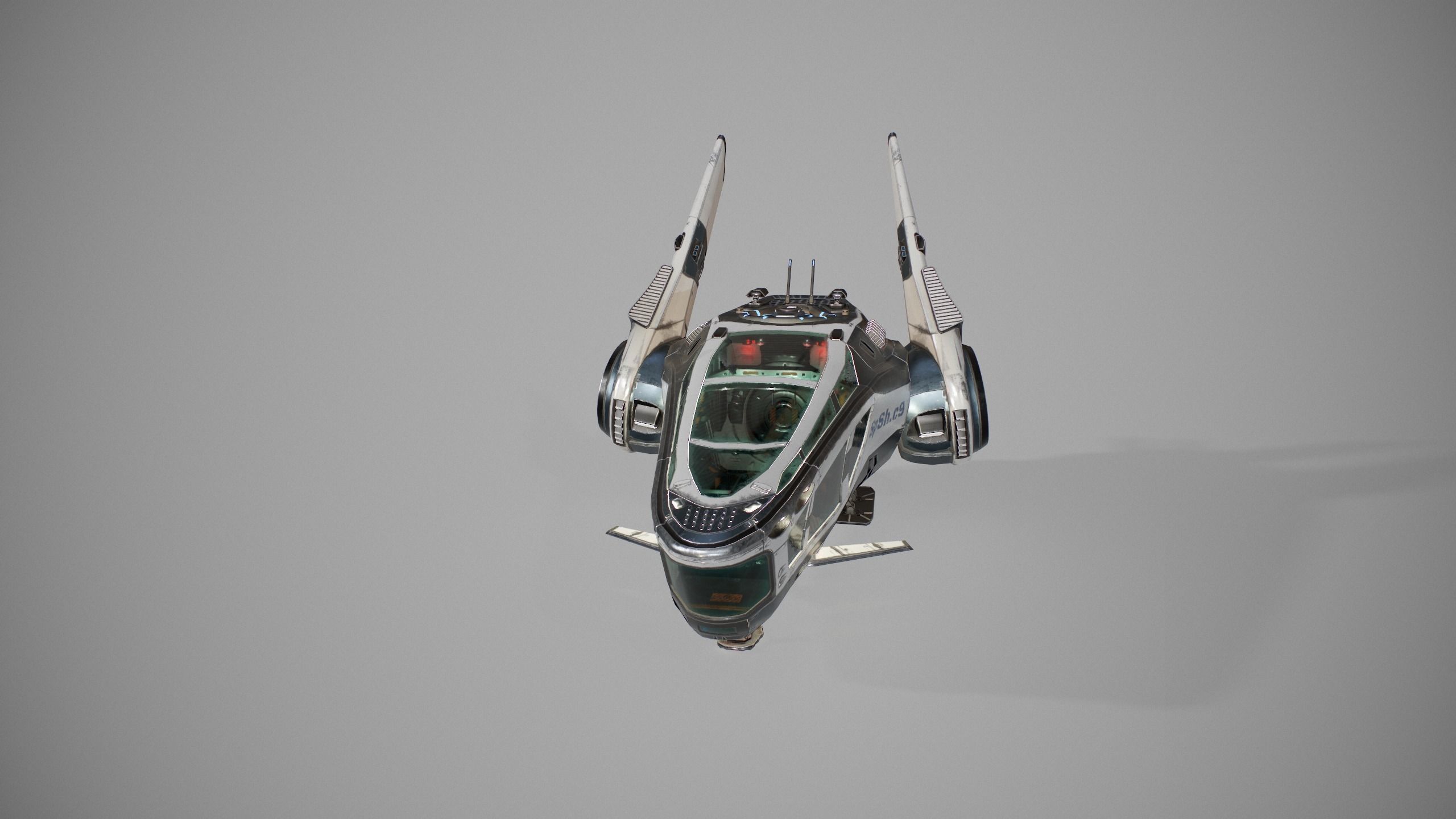 Spaceship SpShc9 3D model_12