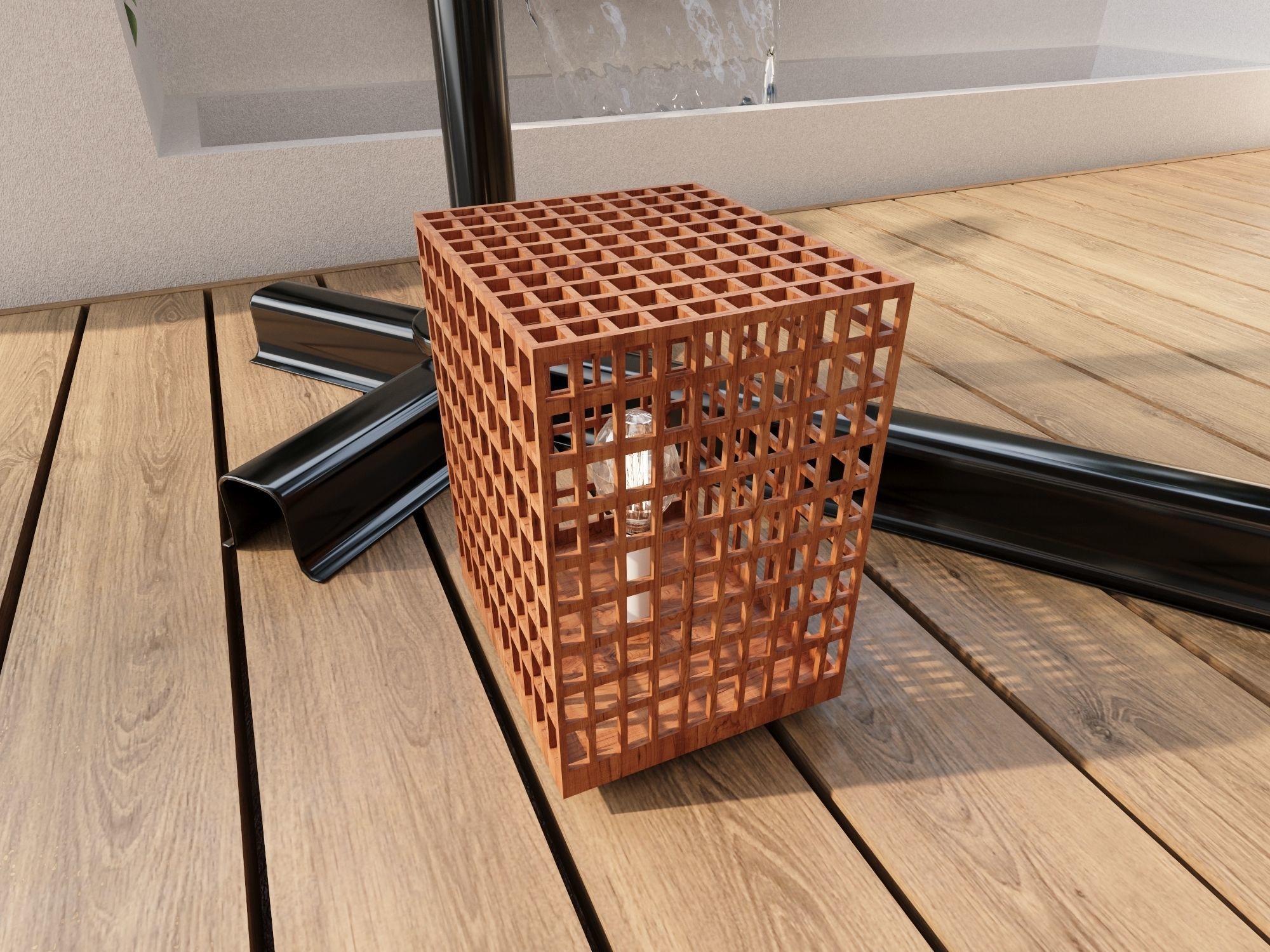 Balcony 3D model_4