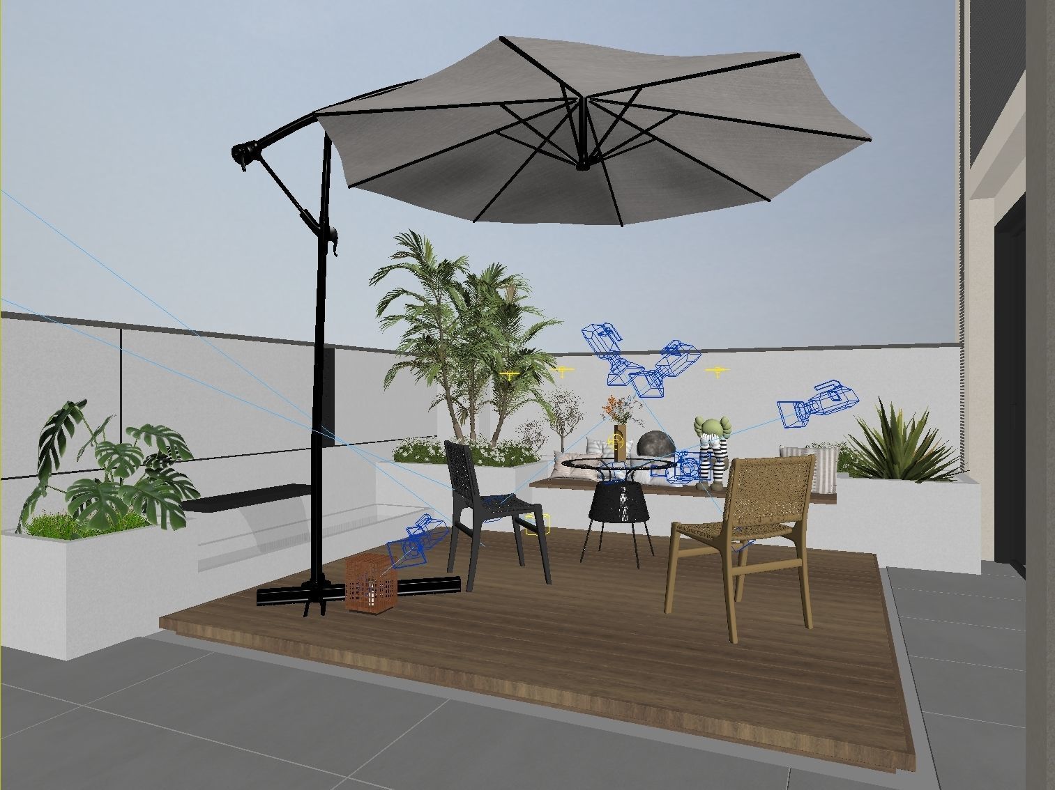 Balcony 3D model_10