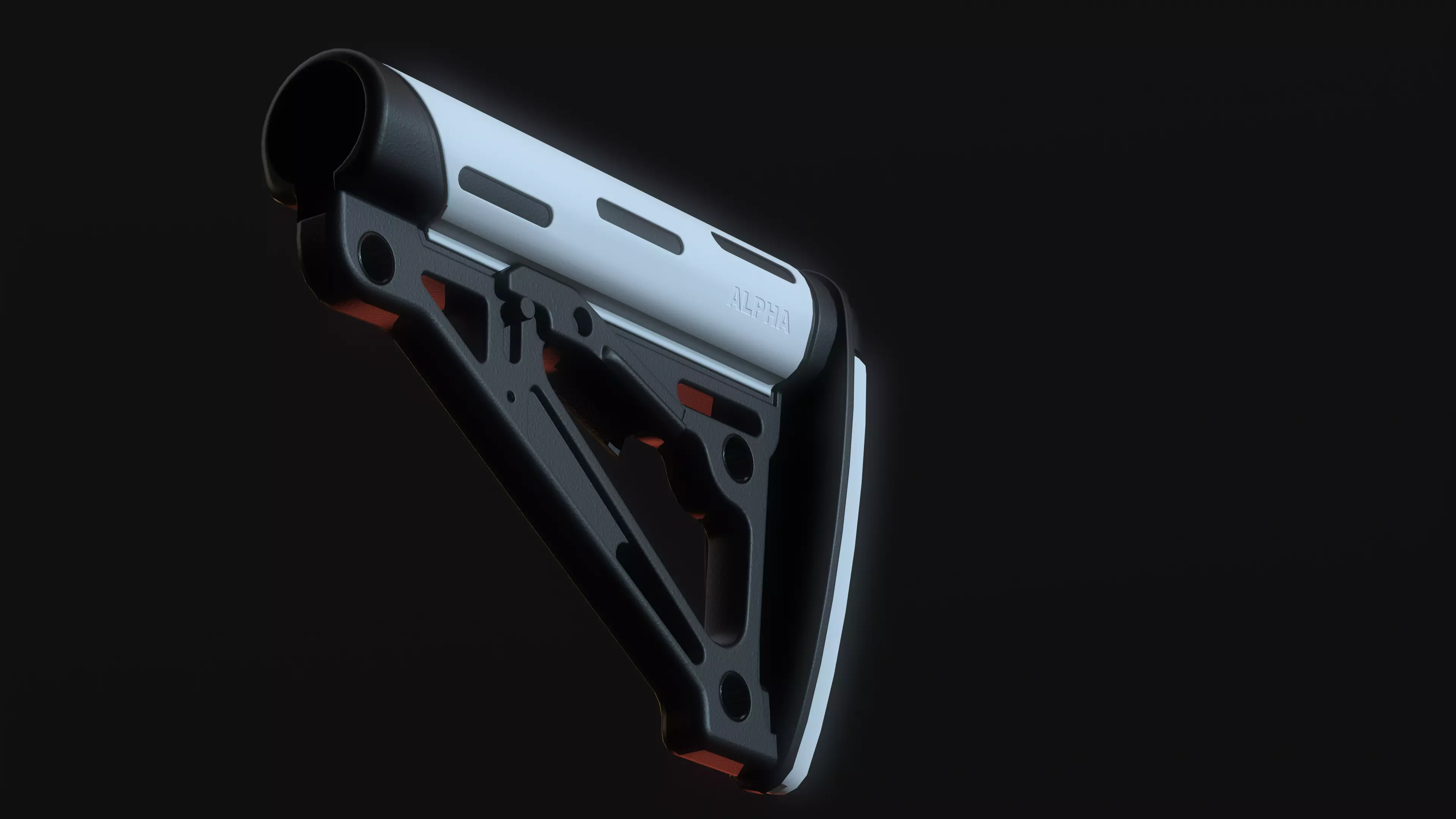 Hogue Stock Low-poly 3D model