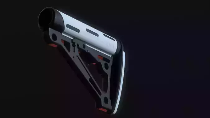 Hogue Stock Low-poly 3D model
