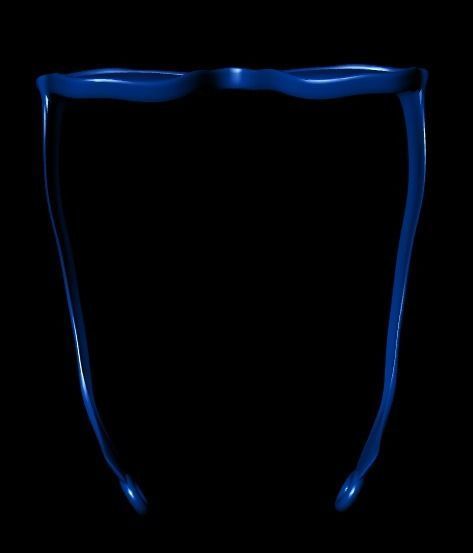 Glasses necklace 3D print model_19