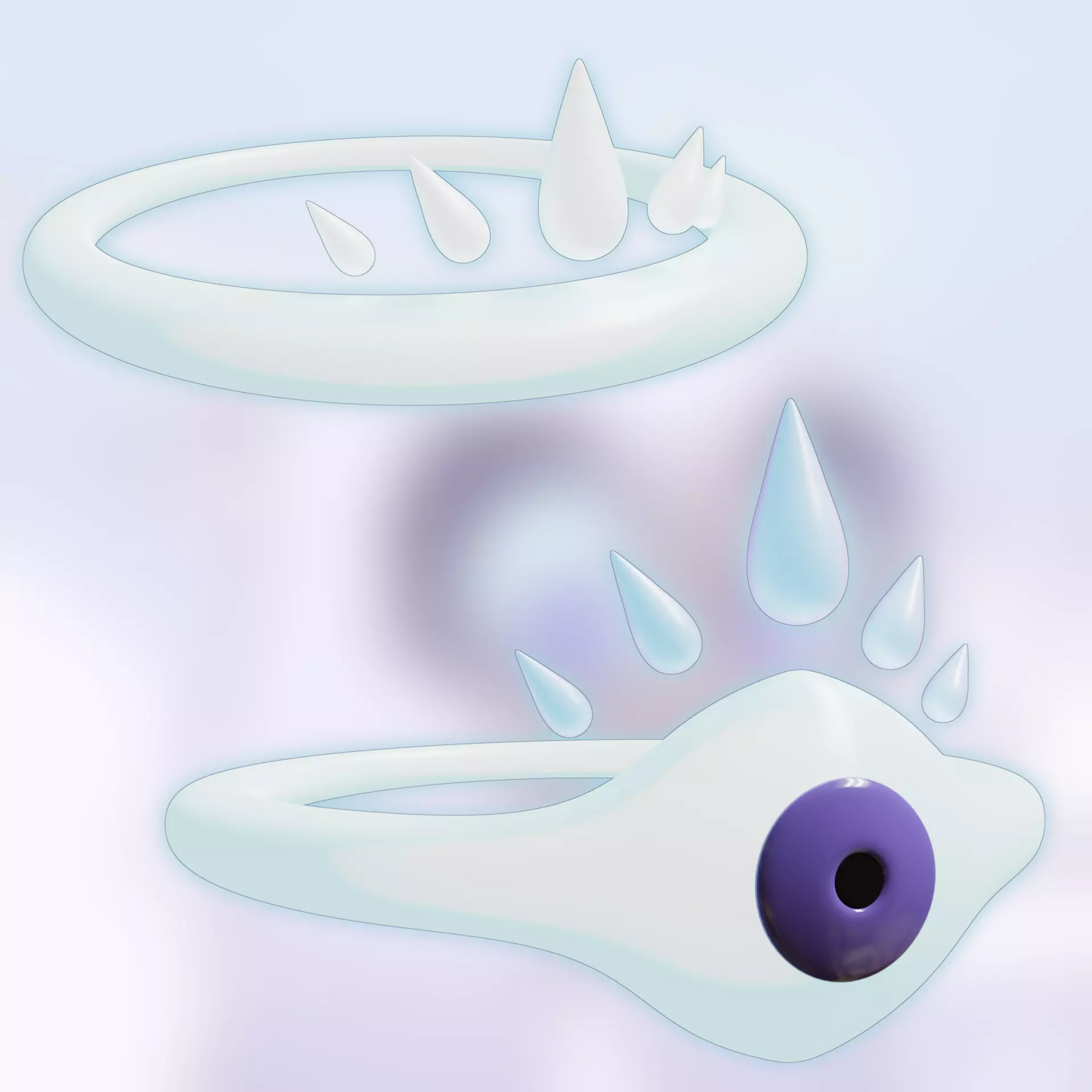 Serenity HALO HAZBIN HOTEL COSPLAY 3D print model_0