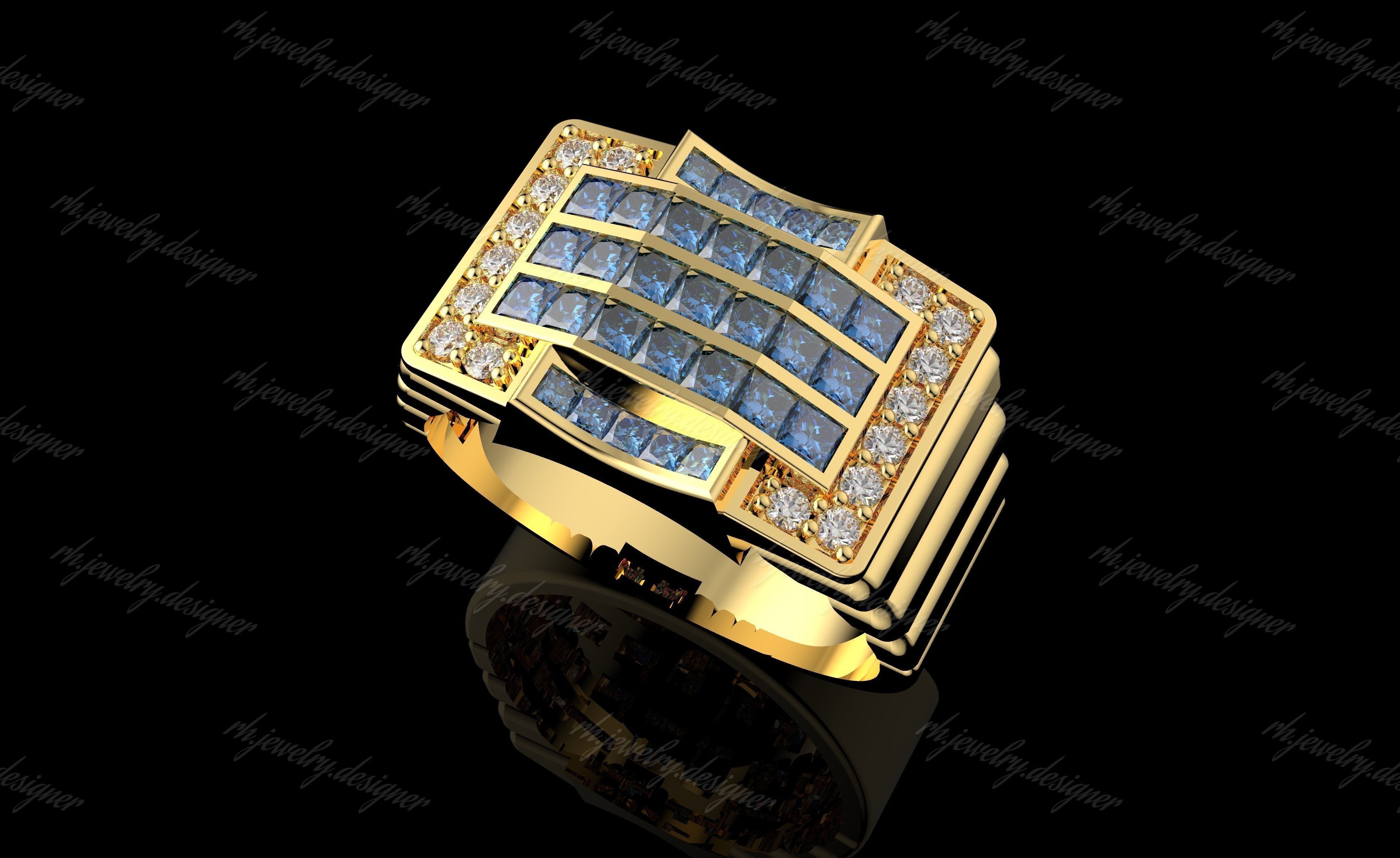 Gold N1142 3D print model_3