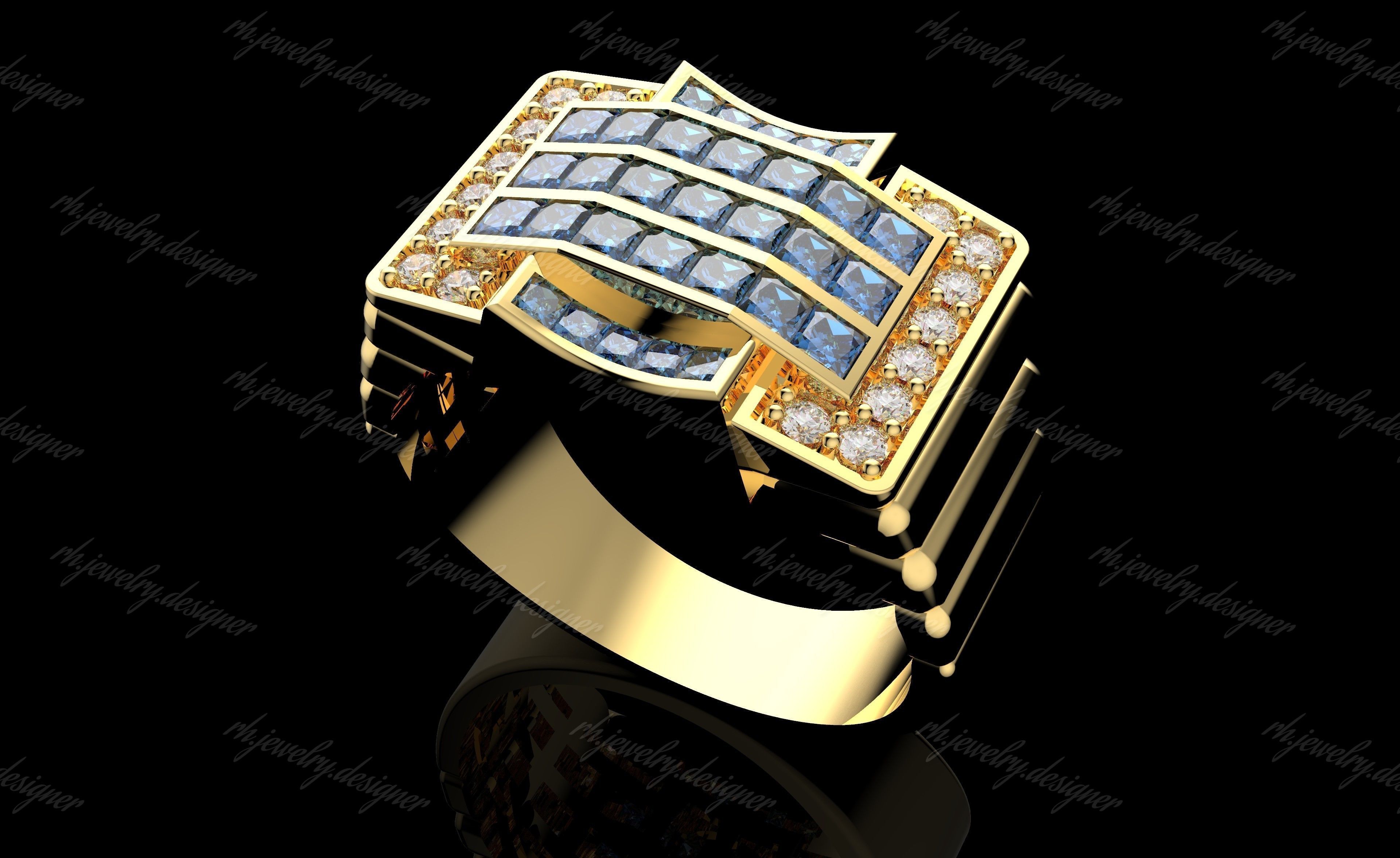 Gold N1142 3D print model_2