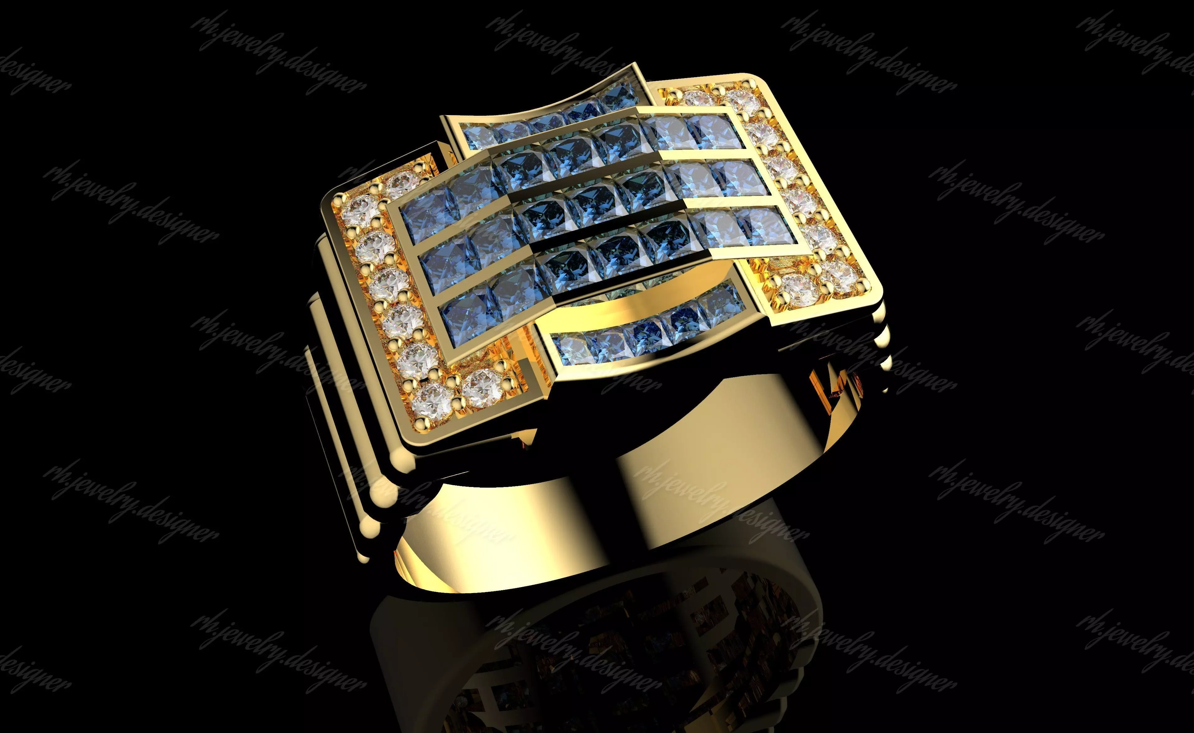 Gold N1142 3D print model_0