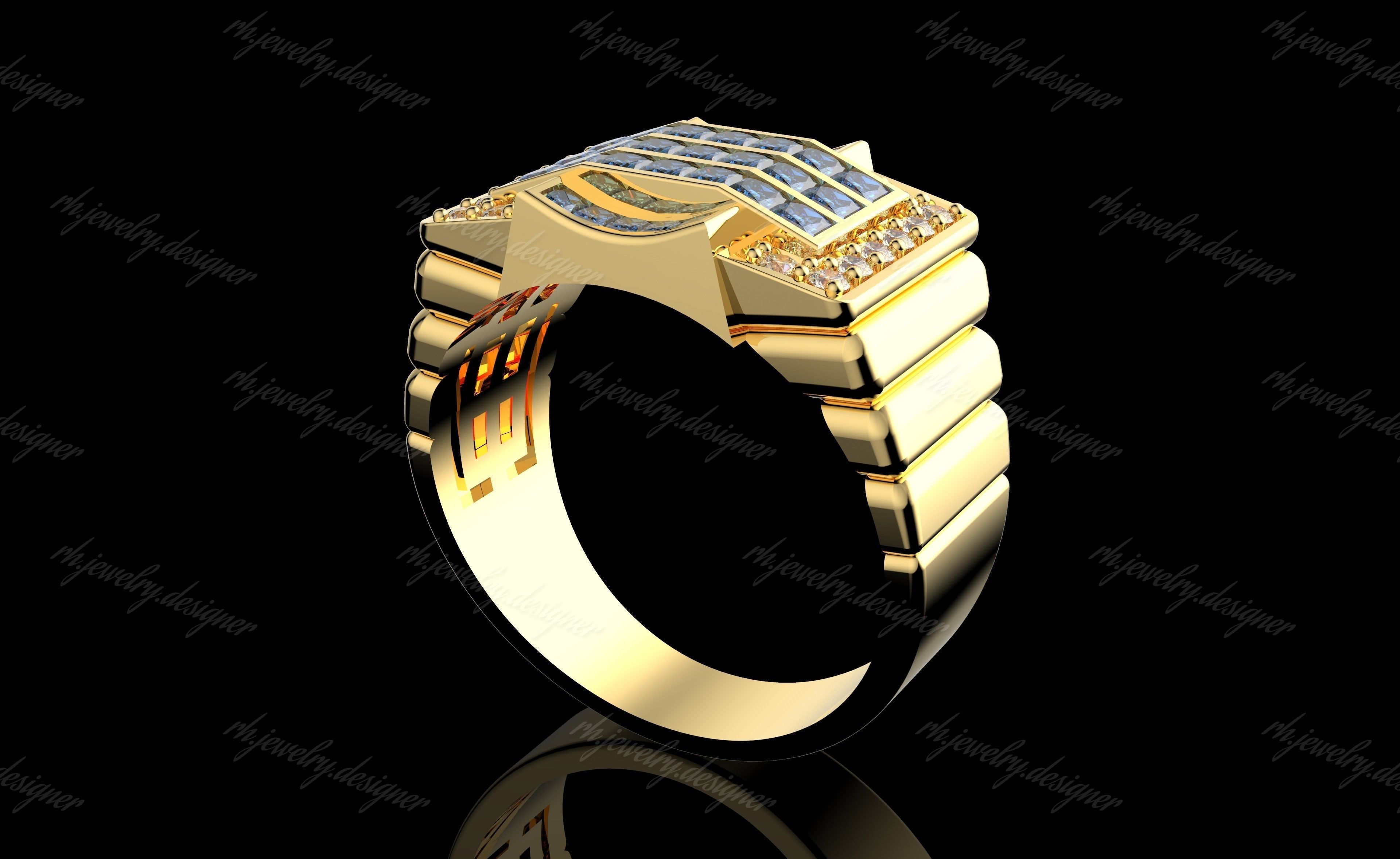 Gold N1142 3D print model_4