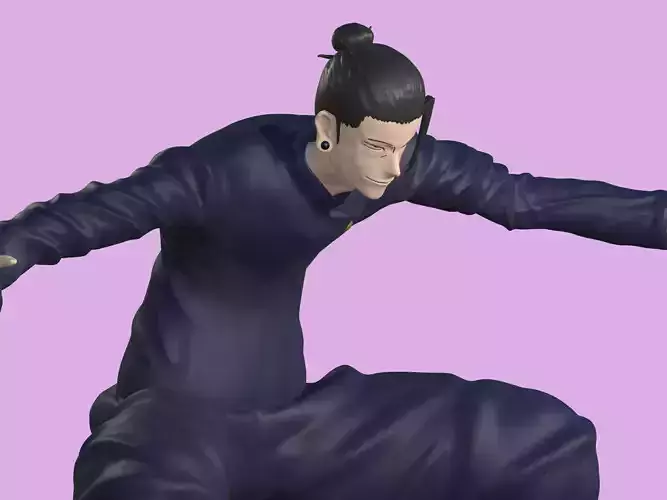 Geto Suguru school uniform Figure Jujutsu Kaisen 3D print model
