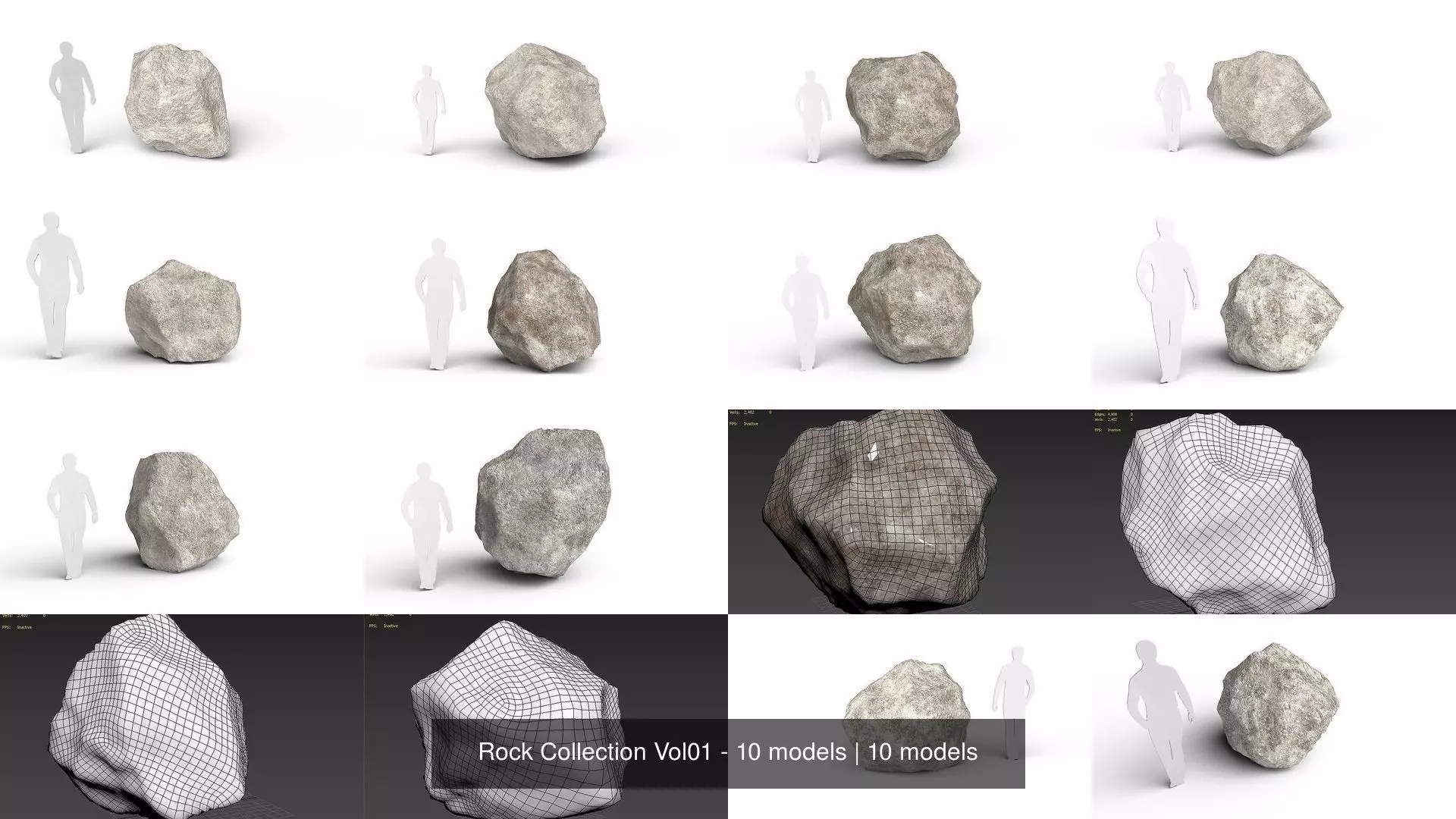 Rock Collection Vol01 - 10 models _1