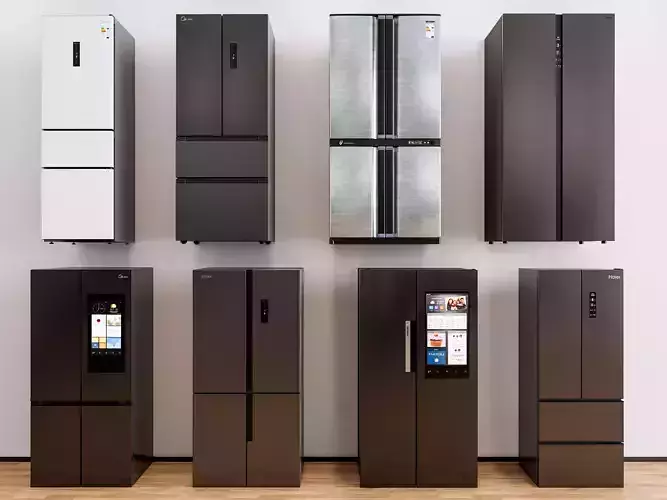 Kitchen and Home  appliances models library  fridge refrigerator