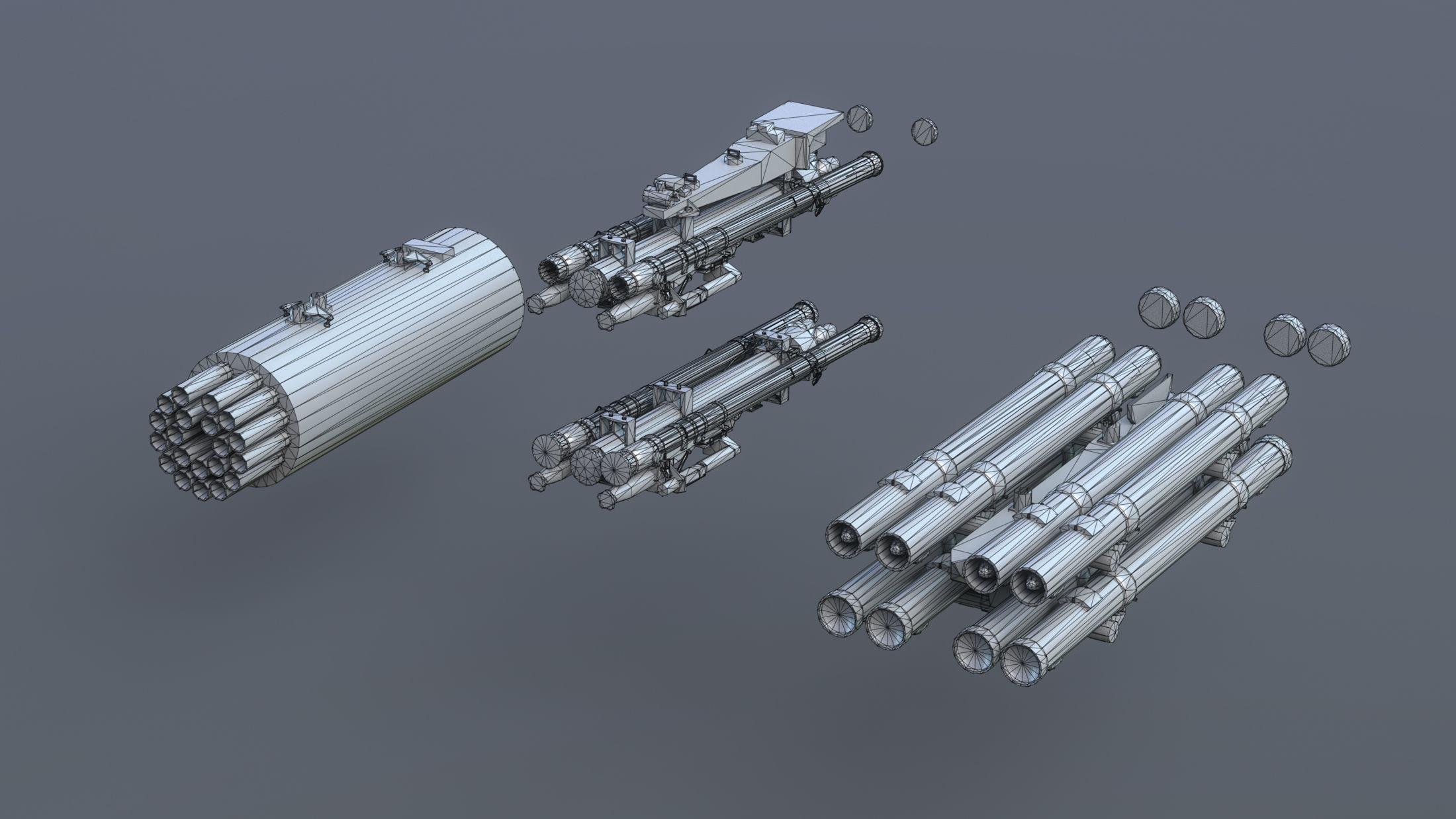 Mi-28N Havoc Attack Helicopter Game Ready Low-poly 3D model_14