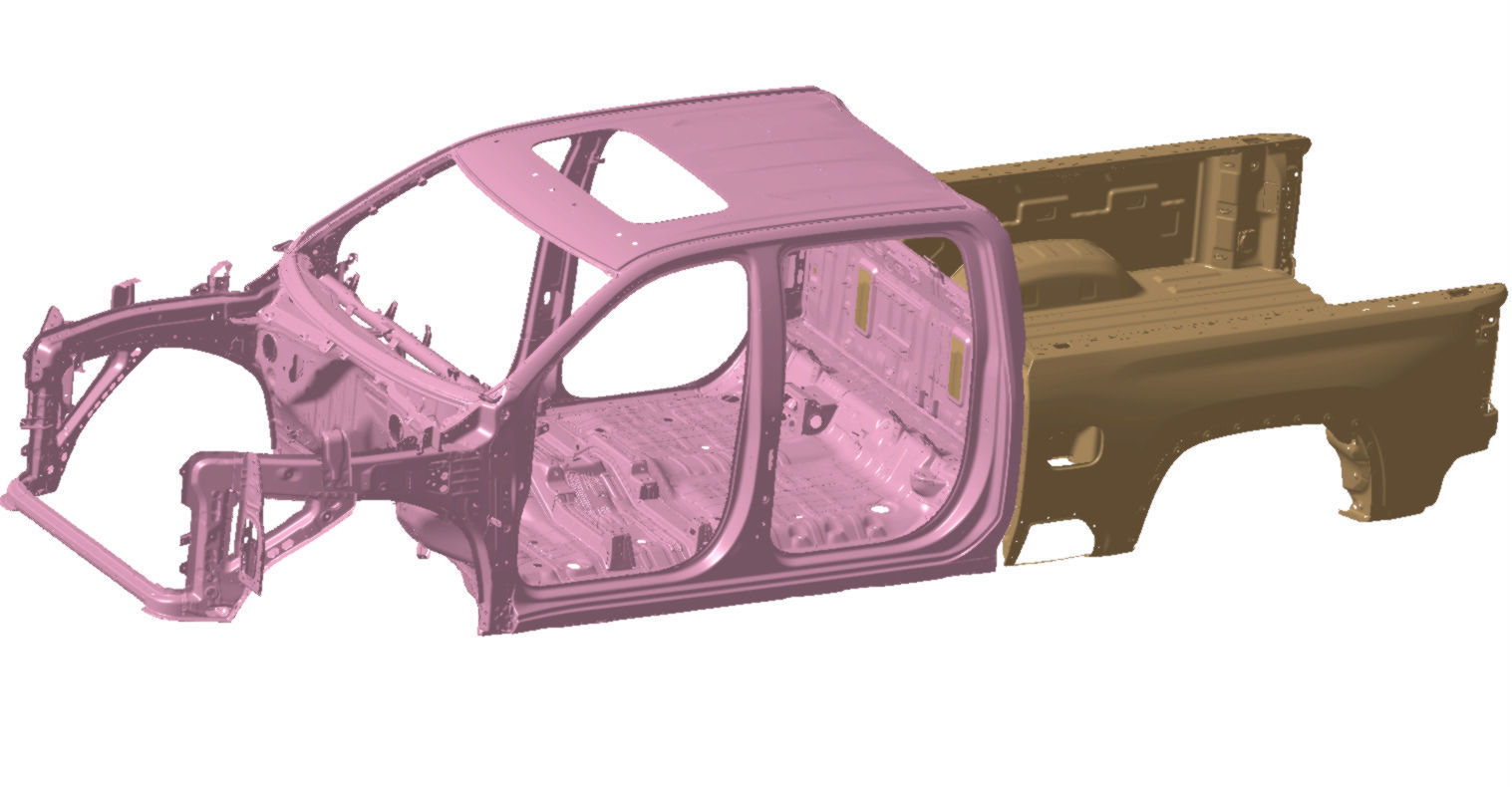 Chevrolet Silverado 2500 4WD LTZ 2020 Vehicle 3d scan model 3D model_6